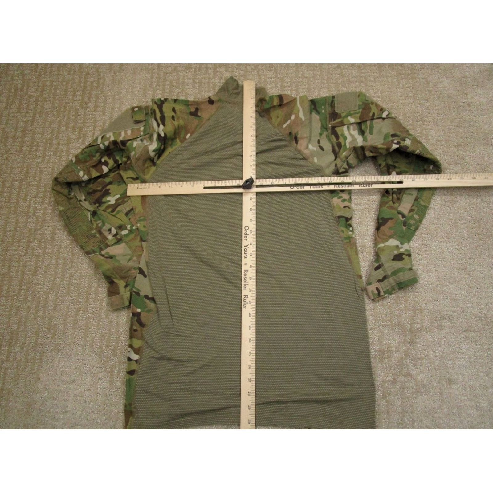 Vintage Army Combat Shirt Men Large Multicam Camo Flame Resistant Tactical Uniform Top Size US L / EU 52-54 / 3 - 4 Thumbnail