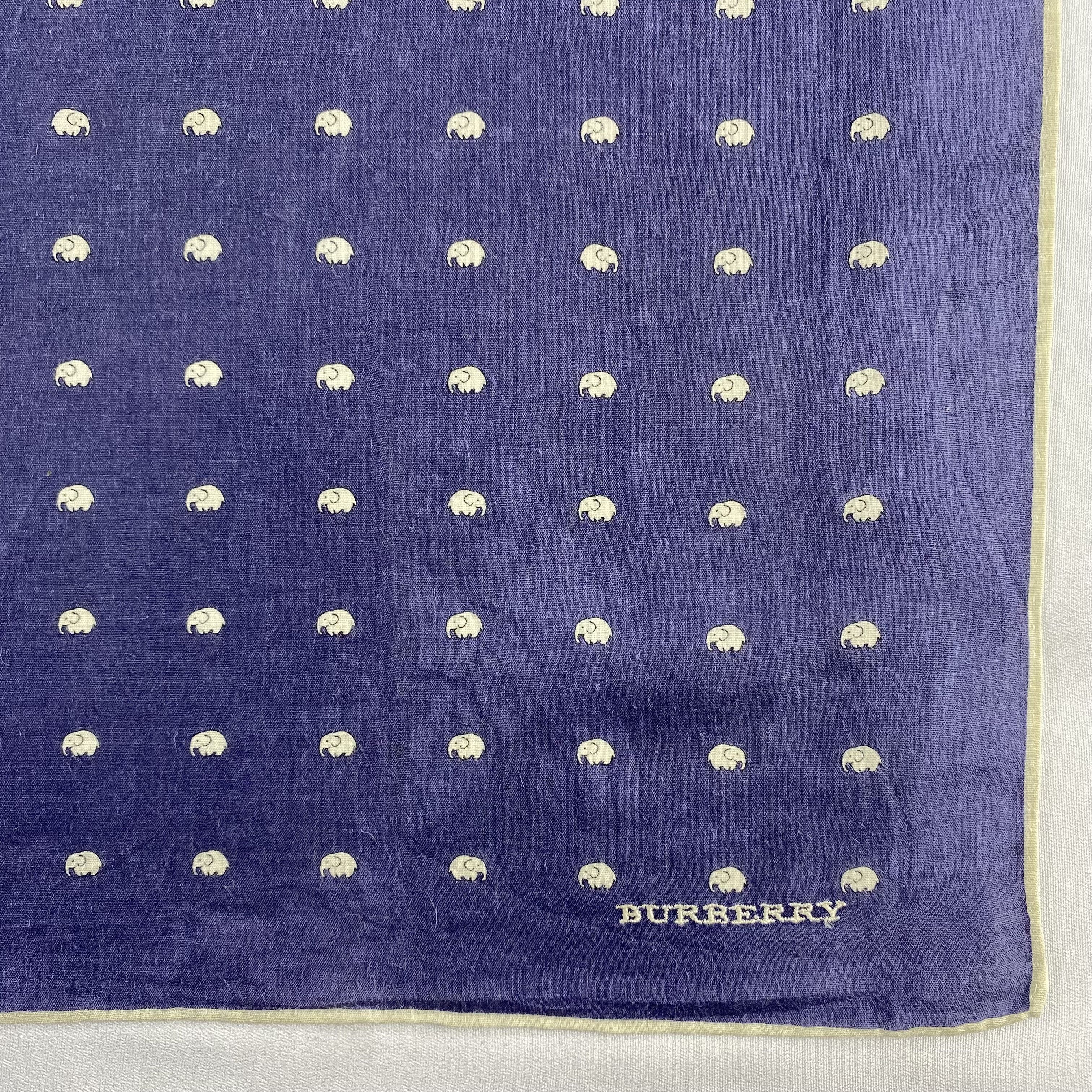 Burberry × Vintage Burberry Handkerchief / Neckerchief / Bandana-P1869 Size ONE SIZE - 3 Thumbnail