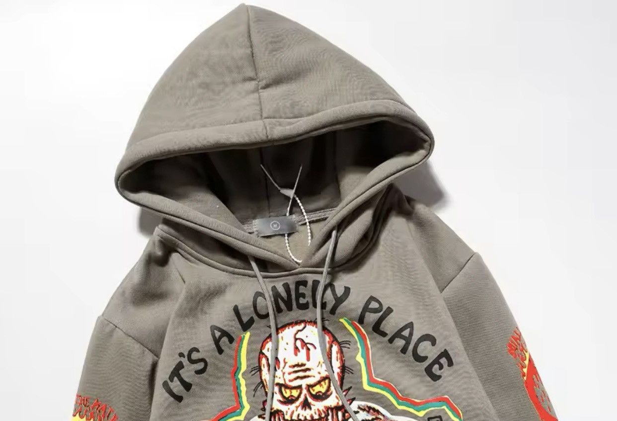Japanese Brand Fleece Skull Graffiti Mens Sweatshirt Oversize Size US M / EU 48-50 / 2 - 5 Thumbnail