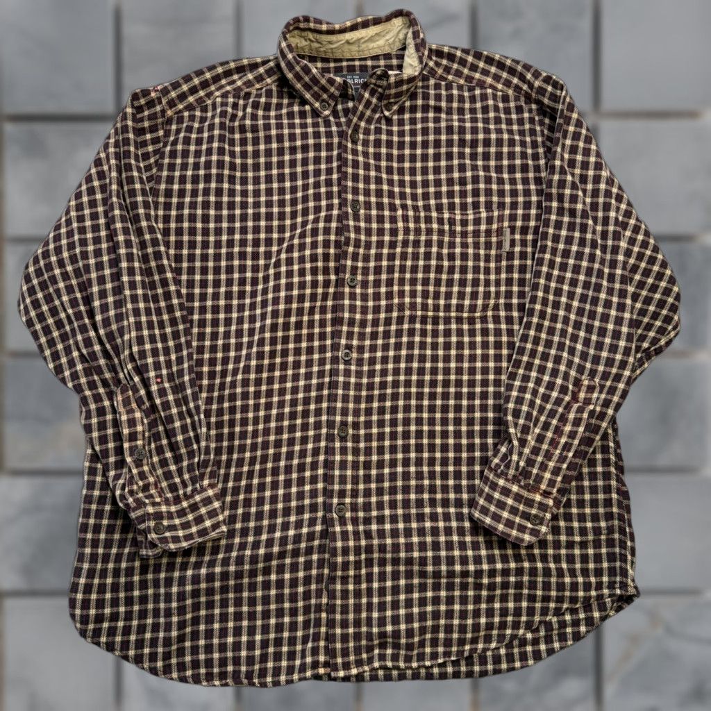 Vintage Woolrich Shirt Mens XL Brown Plaid Flannel Button-Up 90s Work Casual Woolrich Shirt Mens XL Brown Plaid Flannel Button-Up 90s Winter Fall Spring Size US XL / EU 56 / 4 - 1 Thumbnail