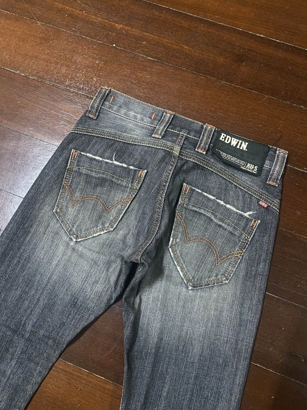 Edwin Edwin Xvs Clawmark Faded mud wash Denim Jeans Size US 32 / EU 48 - 12 Thumbnail