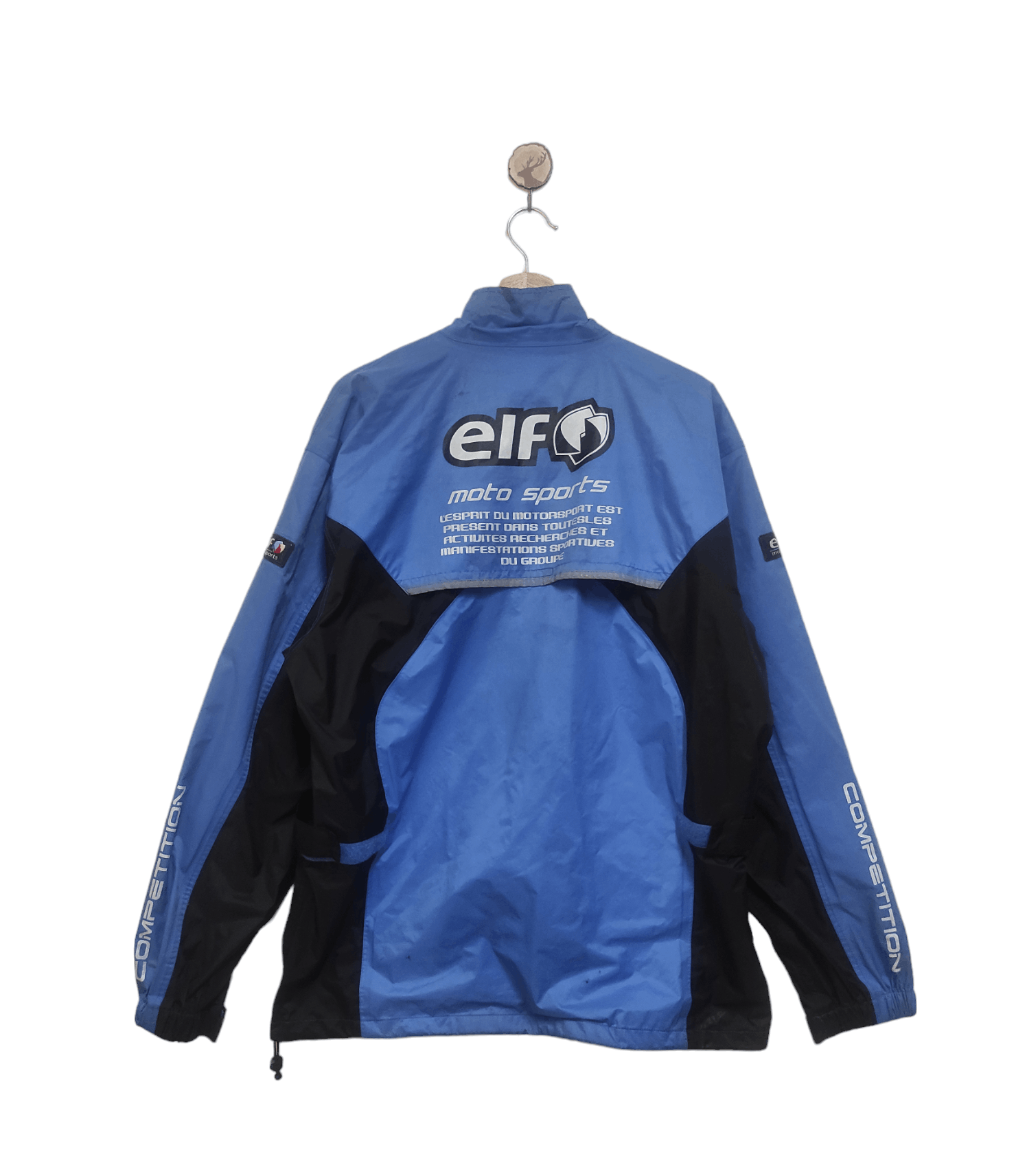 Japanese Brand × Vintage Elf Motorsport Rain Jacket Size US XL / EU 56 / 4 - 1 Thumbnail