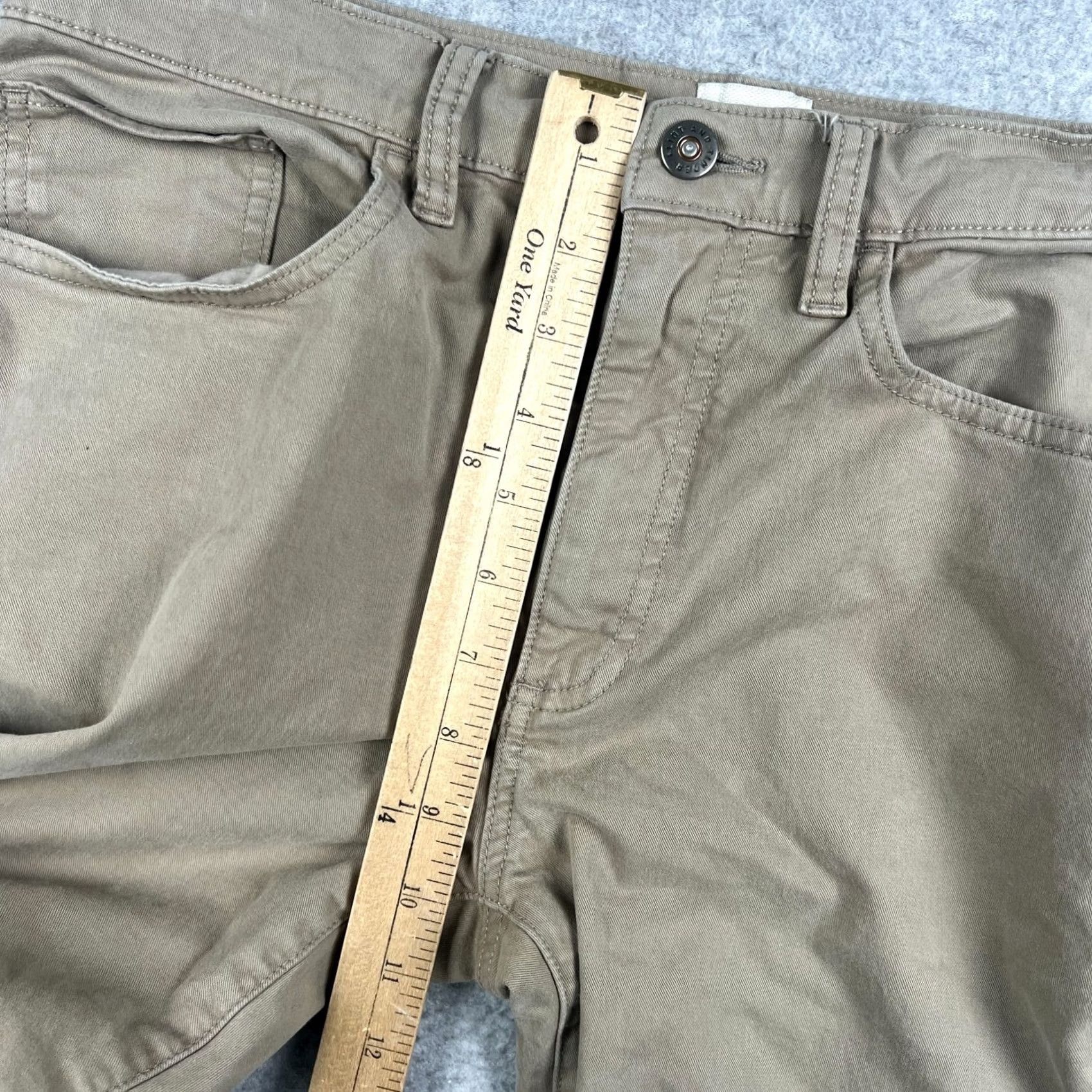 Flint And Tinder Flint & Tinder 365 Pants Slim Fit Chino Mens 32x30 Beige Stretch Size US 32 / EU 48 - 7 Thumbnail