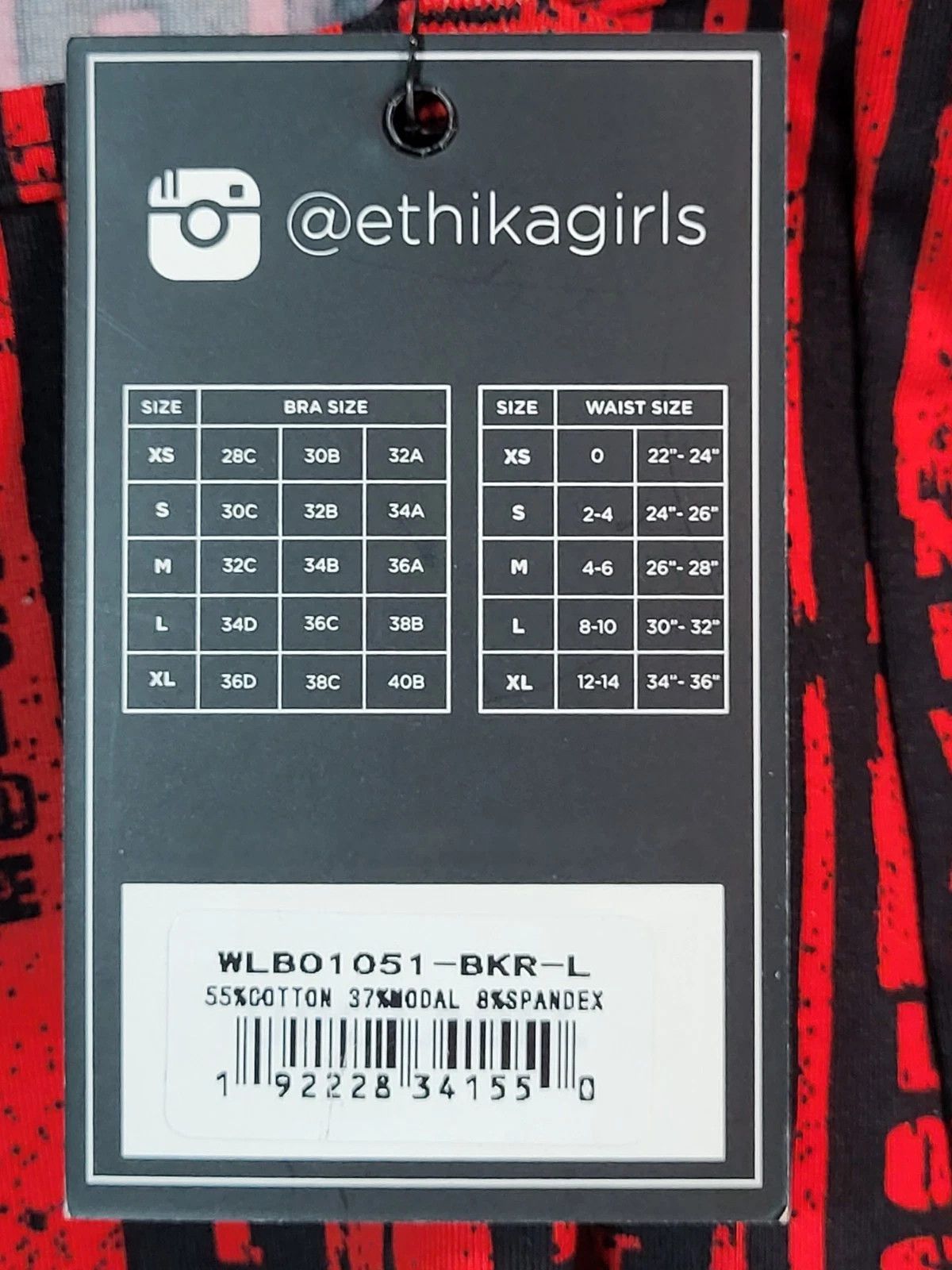 Other Ethika Women's Pull-On Bodysuit Red & Black Logo Size L / US 10 / IT 46 - 3 Thumbnail