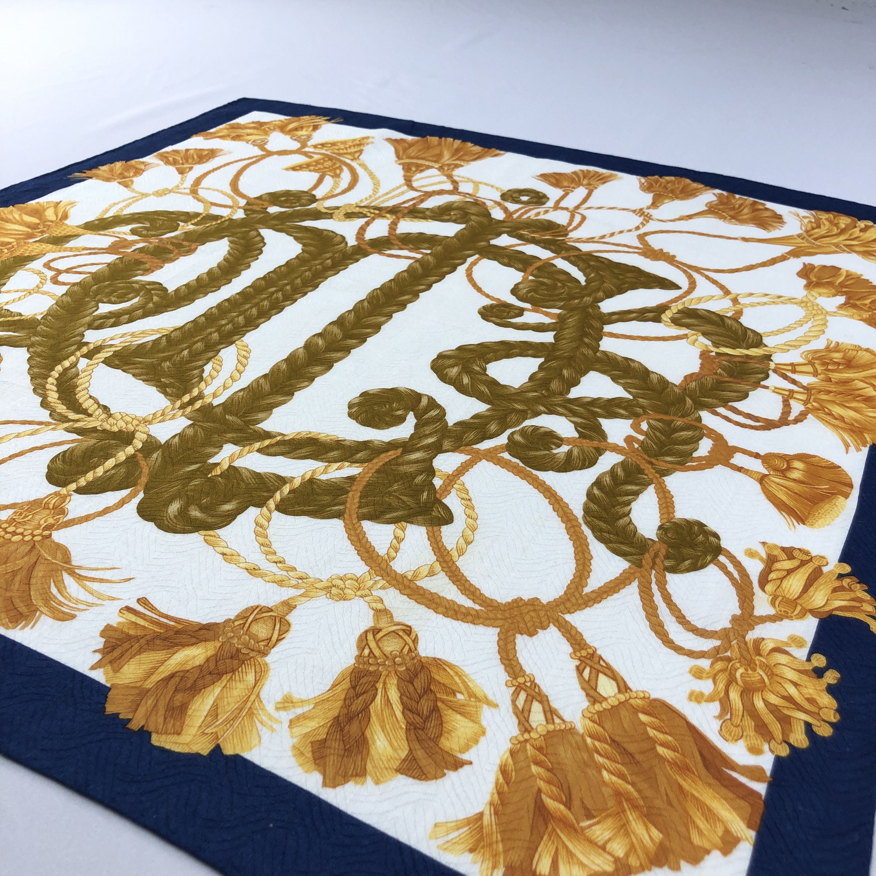 Christian Dior Monsieur Christian Dior Handkerchief Neckerchief Bandana H2863 Size ONE SIZE - 2 Thumbnail