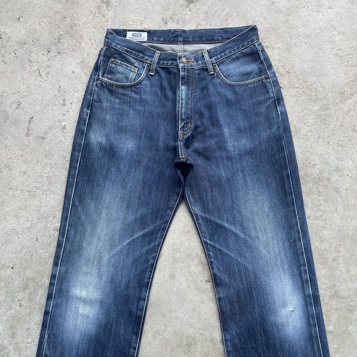 Edwin W31x33.5 Vintage Edwin 404 Denim Faded Pants Jeans Size US 31 - 4 Thumbnail
