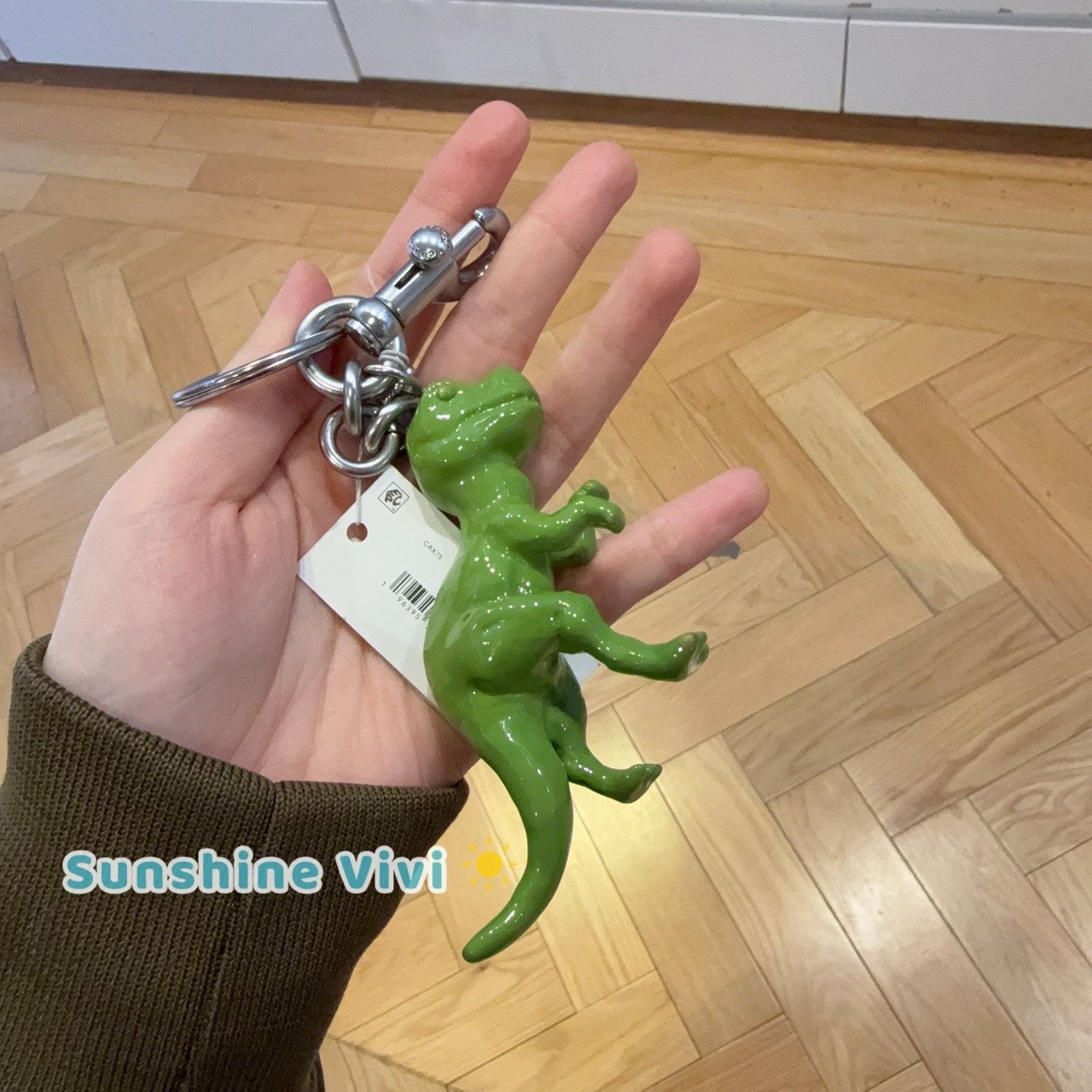 Coach NWT Coach CAX75 Keychain T-Rex Dinosaur Bag Charm Size ONE SIZE - 1 Thumbnail