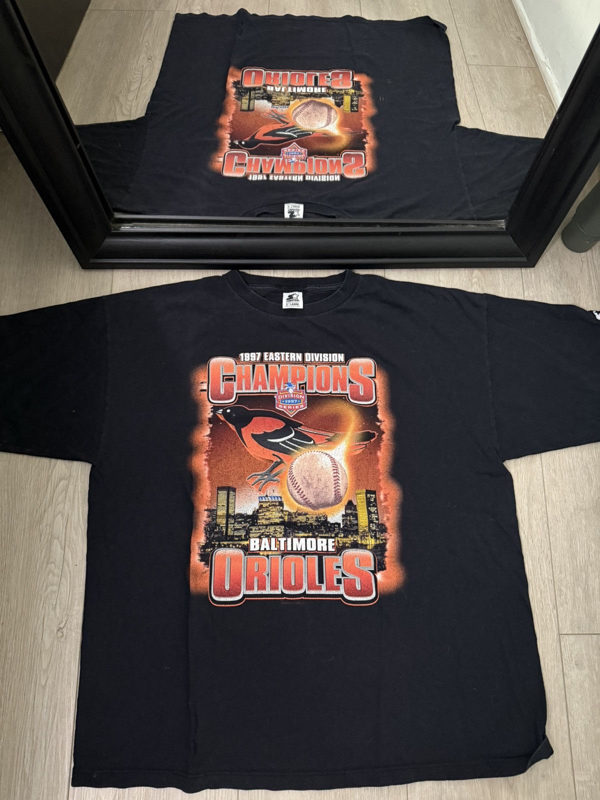 MLB × Starter × Vintage Vintage / Y2K 1990s Eastern Divisions Champions Baltimore Size US XXL / EU 58 / 5 - 1 Thumbnail