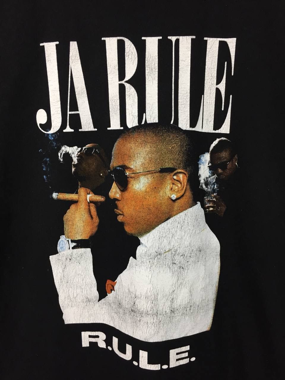 Rap Tees Ja Rule "R.U.L.E." Album Cover Hip Hop Rap Tee Size US S / EU 44-46 / 1 - 4 Thumbnail