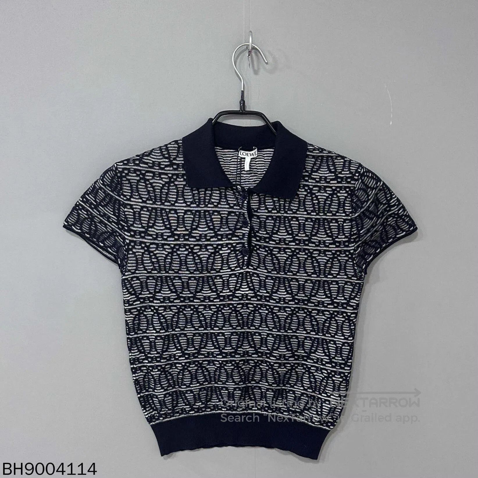 new print polo shirt by loewe.