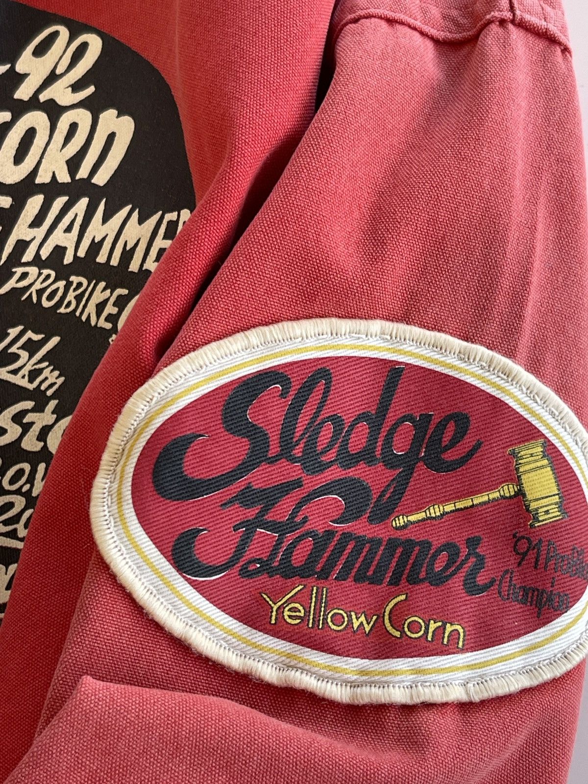 YELLOW CORN Vintage Yellow Corn Faded Distressed Jacket Size US L / EU 52-54 / 3 - 17 Thumbnail