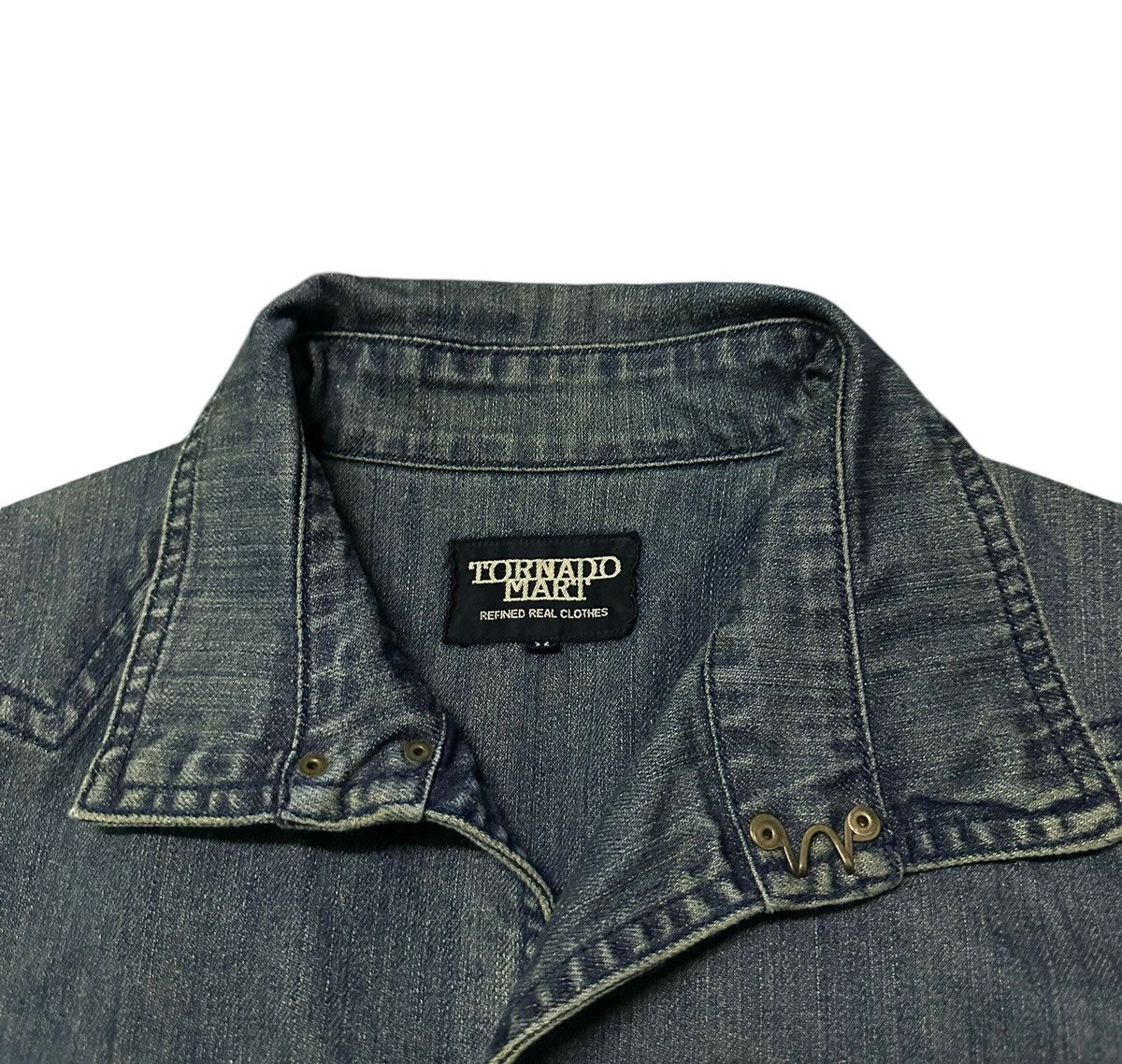 Japanese Brand Tornado mart denim jacket Size M / US 6-8 / IT 42-44 - 2 Thumbnail