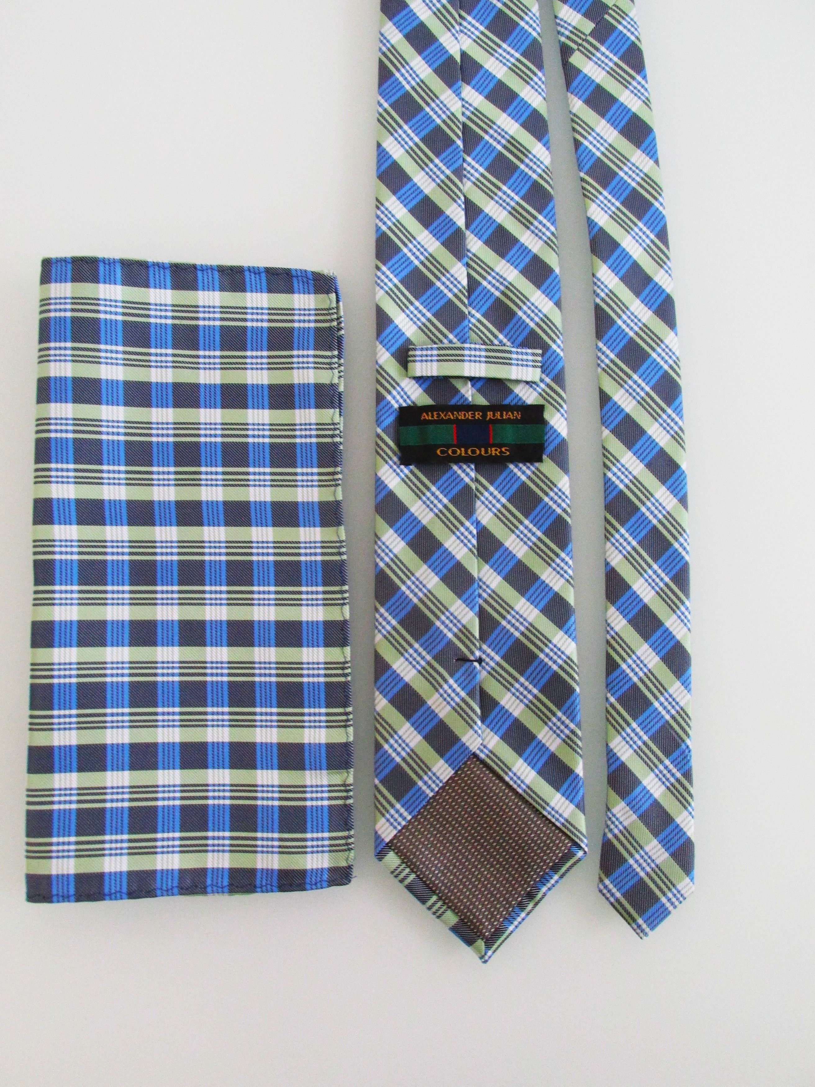 Alexander Julian Alexander Julian (NWOT) Men's Tie & Pocket Square Set Size ONE SIZE - 4 Thumbnail