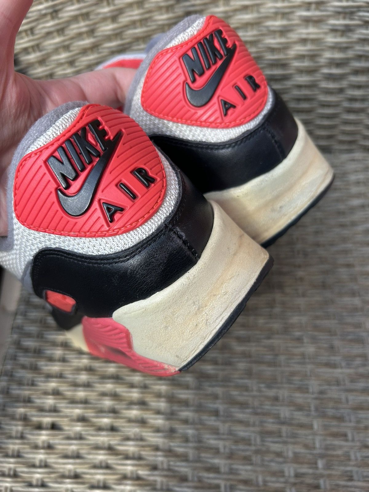 Nike × Vintage Nike Air Max 90 Infrared Vintage OG 2013 Size 10 543361-161 Size US 10 / EU 43 - 7 Thumbnail