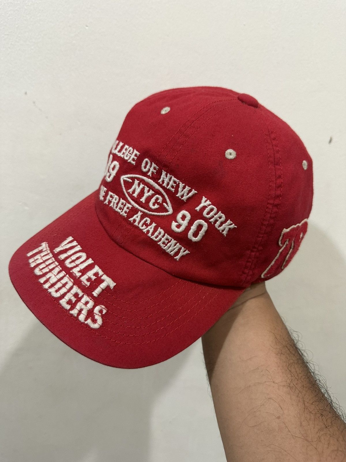 Vintage 78 Violet Thunder Football Champ Baseball Hat Size ONE SIZE - 2 Thumbnail