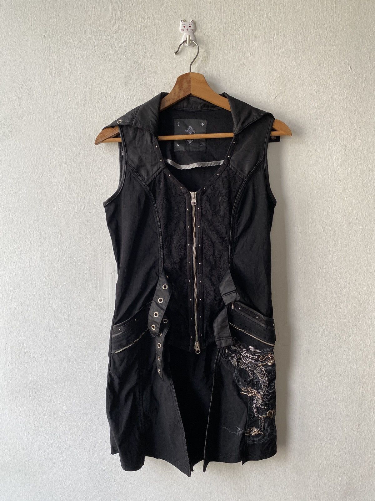 If Six Was Nine Ozz Croce Odds Japan Gothic Punk Sleeveless Shirt Size US S / EU 44-46 / 1 - 4 Thumbnail