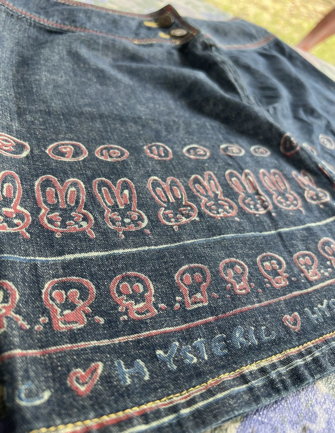 Hysteric Glamour 🔥Rare Hysteric Glamour Denim Skirt Size 27" / US 4 / IT 40 - 7 Thumbnail