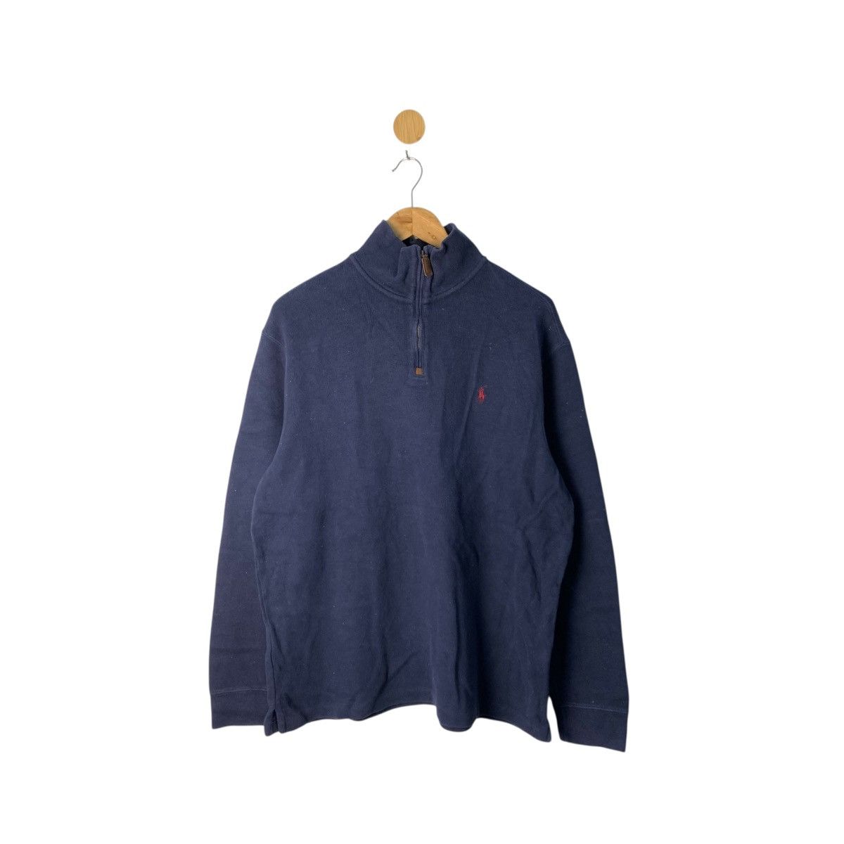 Other Polo Ralph Lauren half zip quarter Navy Sweatshirt Size US L / EU 52-54 / 3 - 1 Thumbnail