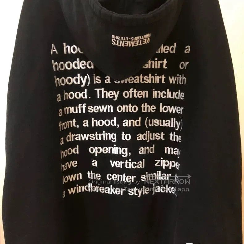 Vetements Vetements Instruction manual sweatshirt Size US M / EU 48-50 / 2 - 1 Thumbnail