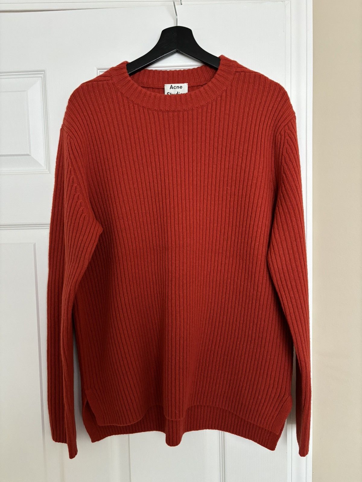 image of Acne Studios Acne Studio Sweater in Orange, Men's (Size Small)