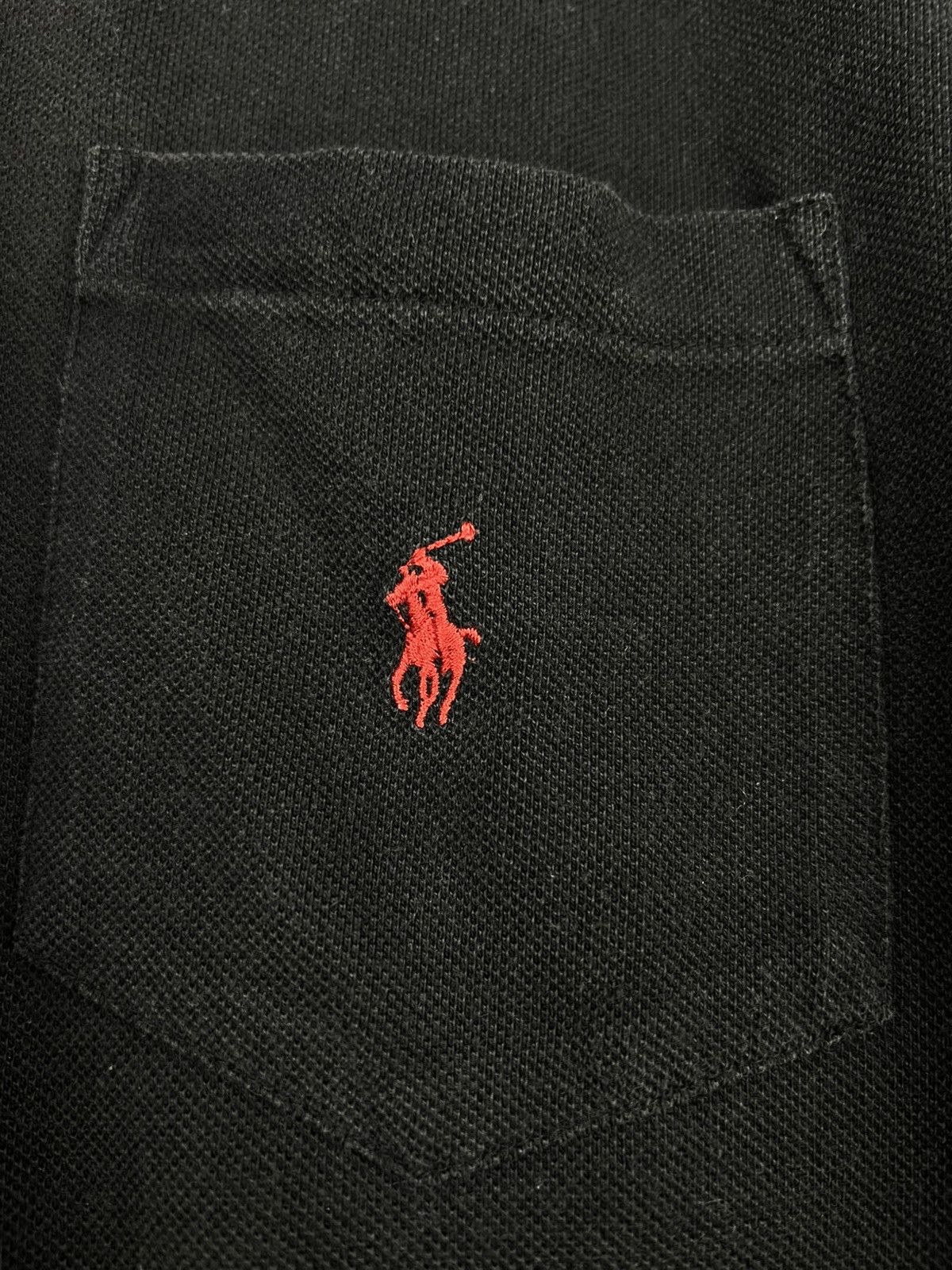 Polo Ralph Lauren × Vintage Polo Ralph Lauren Classic black pocket polo t shirt Size US XL / EU 56 / 4 - 3 Thumbnail