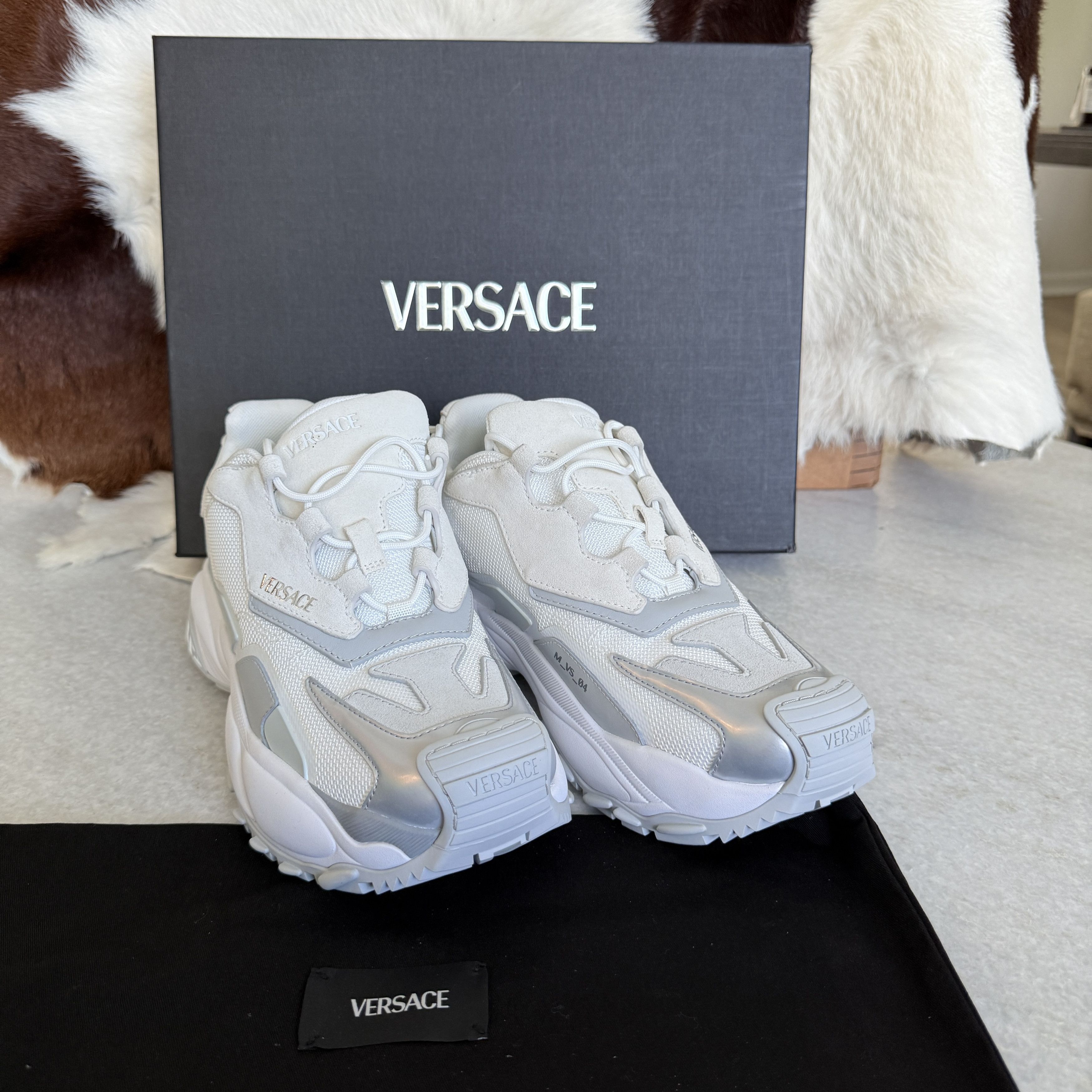 Versace Versace 1016306 Men's Shoes Sneaker Mercury M_VS_04, size 41 Size US 8 / EU 41 - 3 Thumbnail