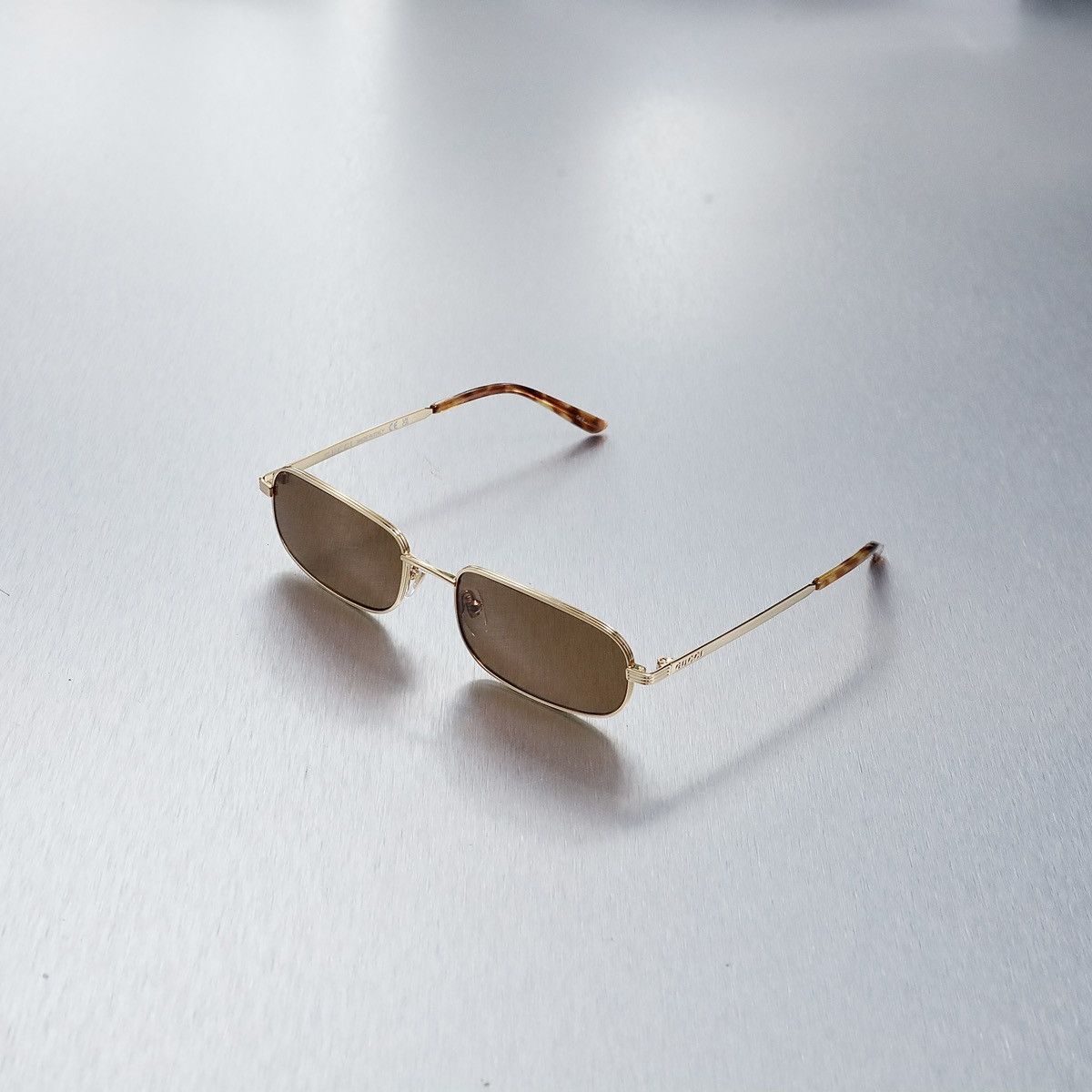 image of Gucci Gg1457S Sunglasses in Gold, Men's