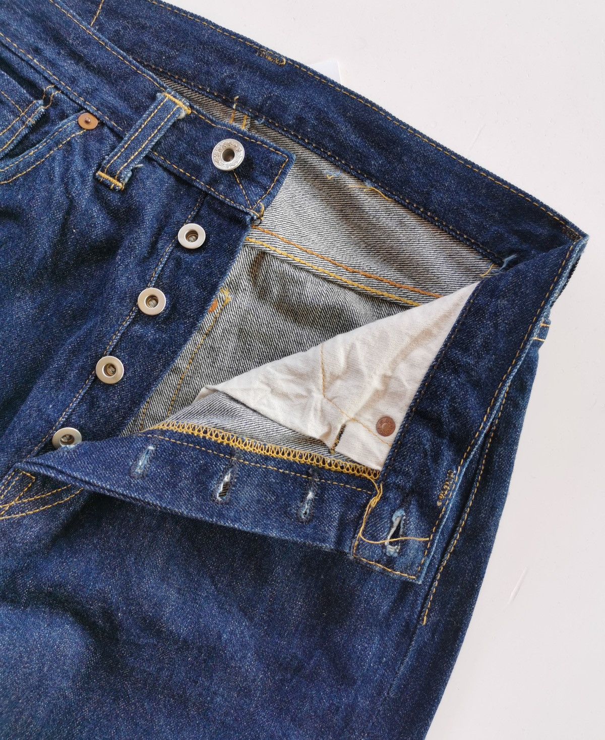 LVC × Levi's × Levi's Vintage Clothing Levis S501XX Selvedge Denim Jeans Rare Design Size US 29 - 12 Thumbnail