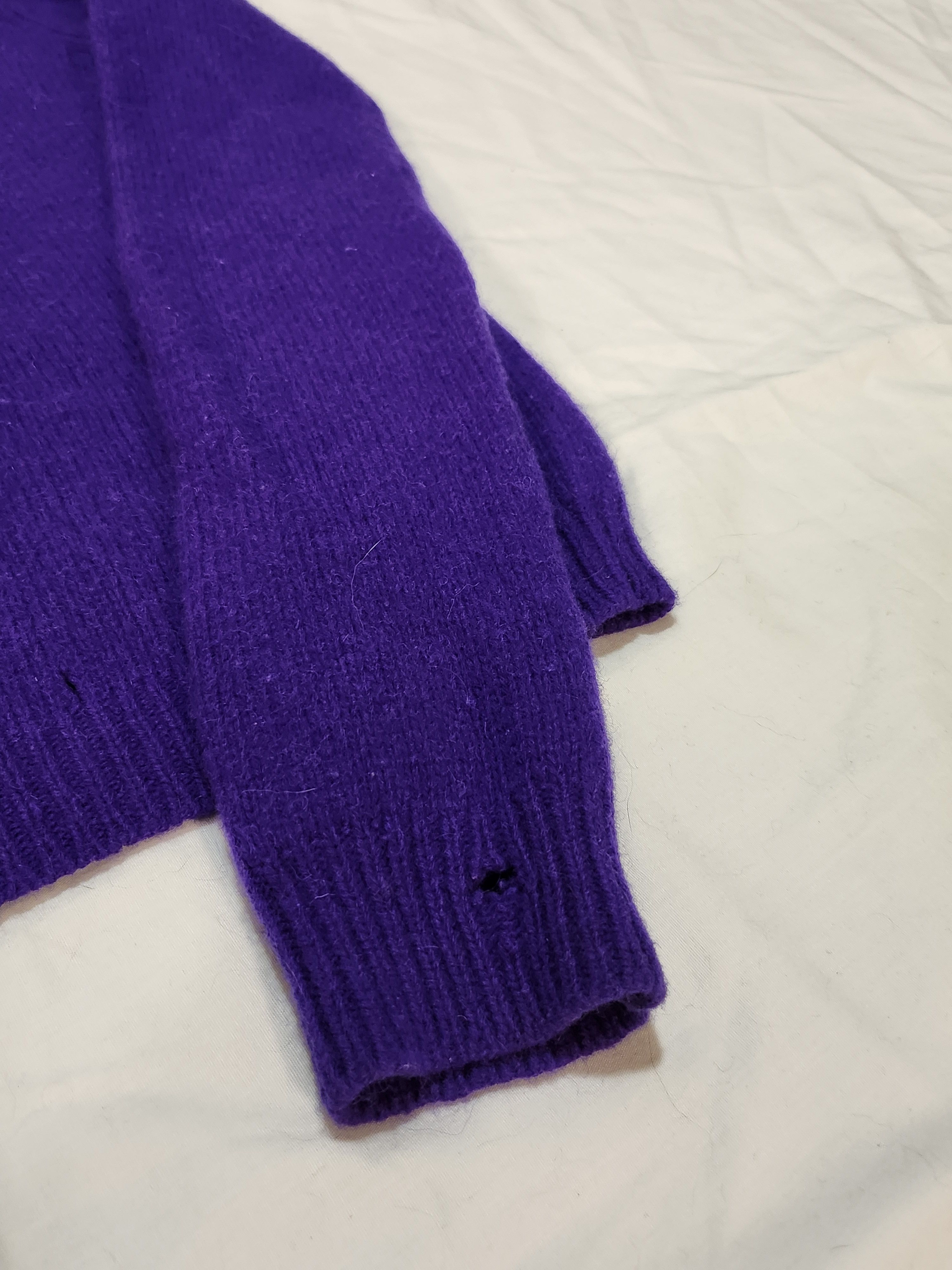 Acne Studios Purple Sweater Siw Wool PAW17 Size US M / EU 48-50 / 2 - 6 Thumbnail