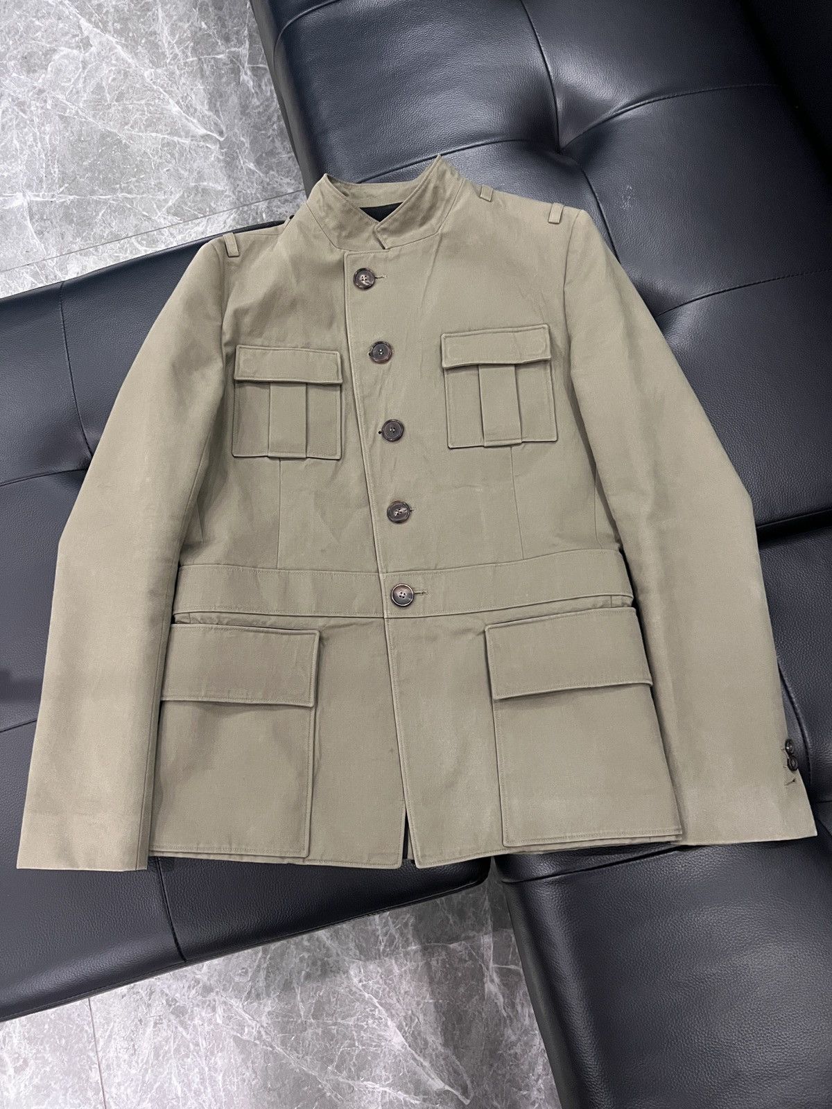 Balmain Balmain by Olivier Rousteing SS13 Four Pocket Asymmetric Mil Size US M / EU 48-50 / 2 - 2 Thumbnail