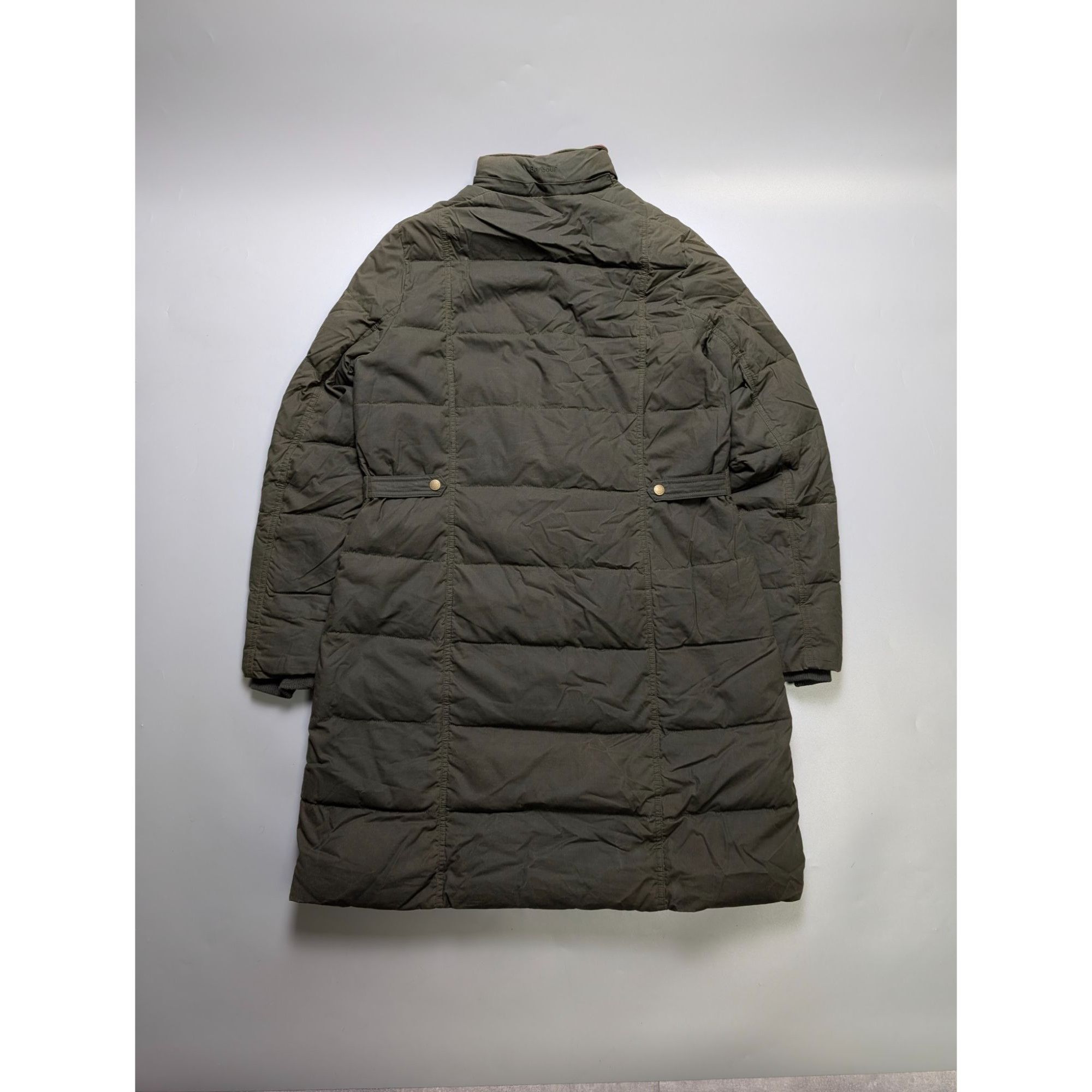 Barbour Barbour Peninsula Waxed Down Jacket Coat (Y1093) Size XL / US 12-14 / IT 48-50 - 12 Thumbnail