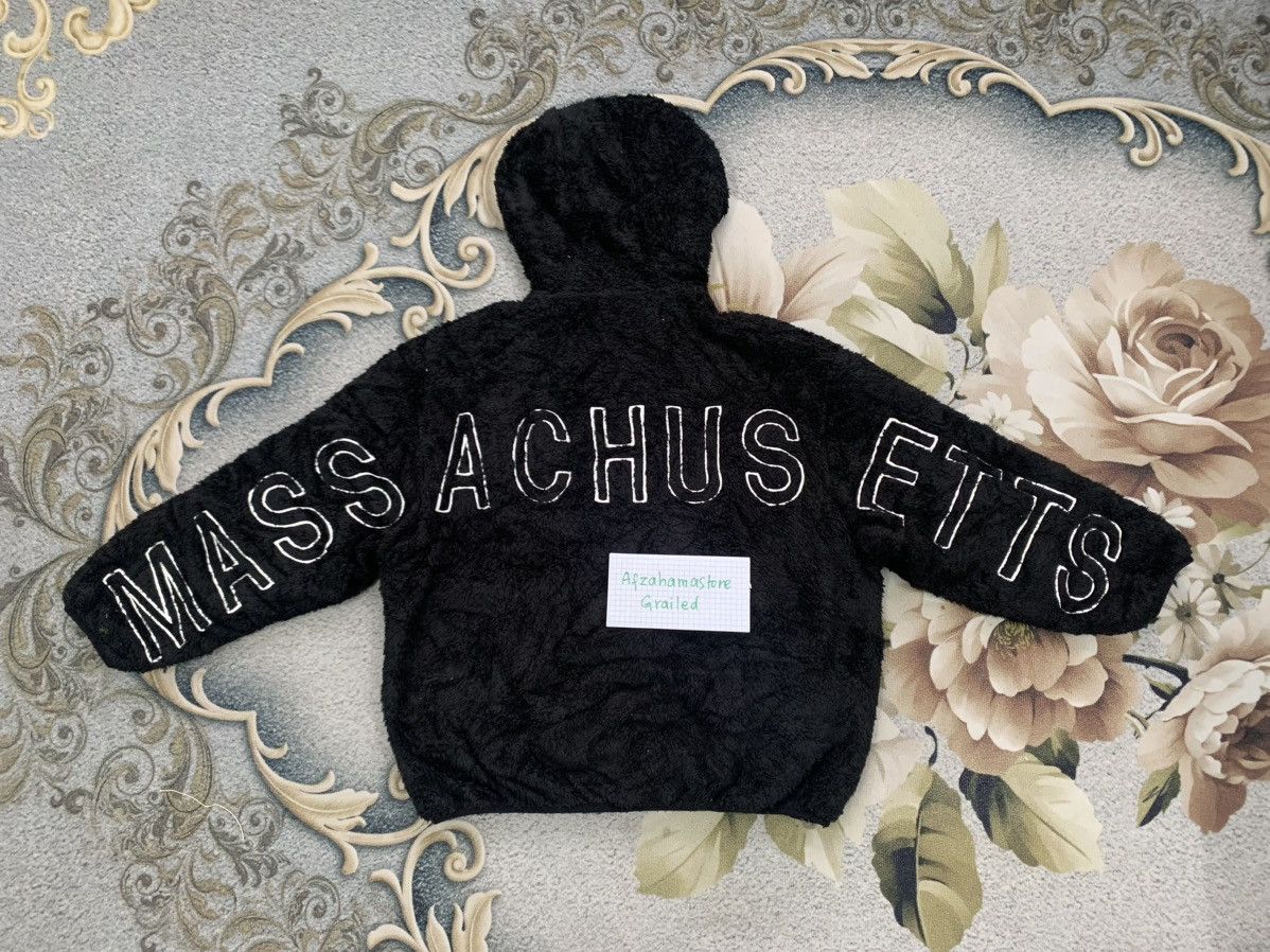 Converse Converse Big Word MASSACHUSETTS Fleece Hoodie Jacket Size US M / EU 48-50 / 2 - 1 Thumbnail