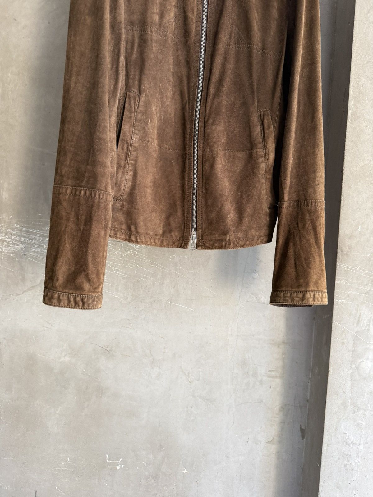 Neil Barrett Neil Barrett Brown Suede Lamb Leather Jacket Size US XS / EU 42 / 0 - 5 Thumbnail