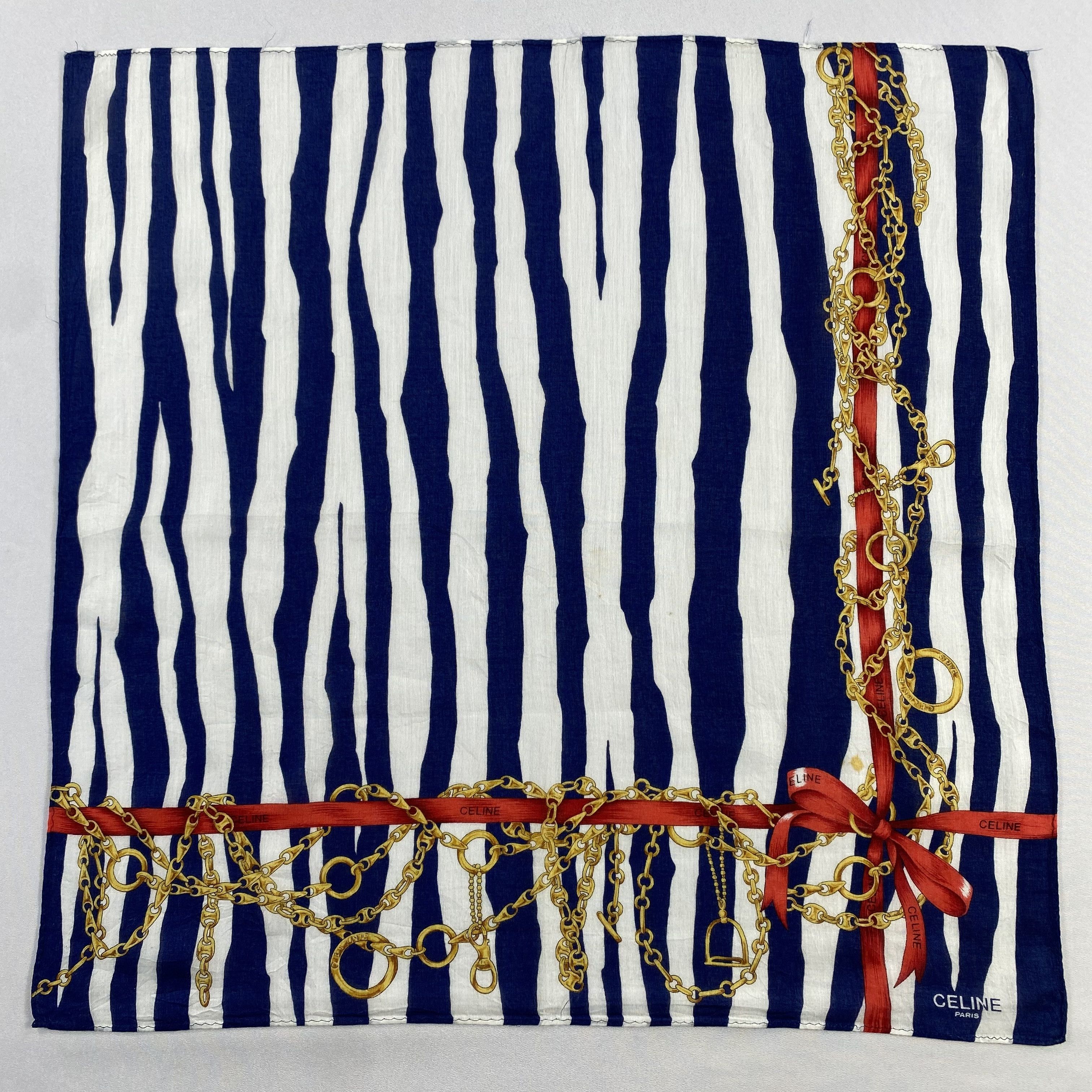 Celine × Vintage Celine Neckerchief / Bandana / Handkerchief-P1848 Size ONE SIZE - 1 Thumbnail