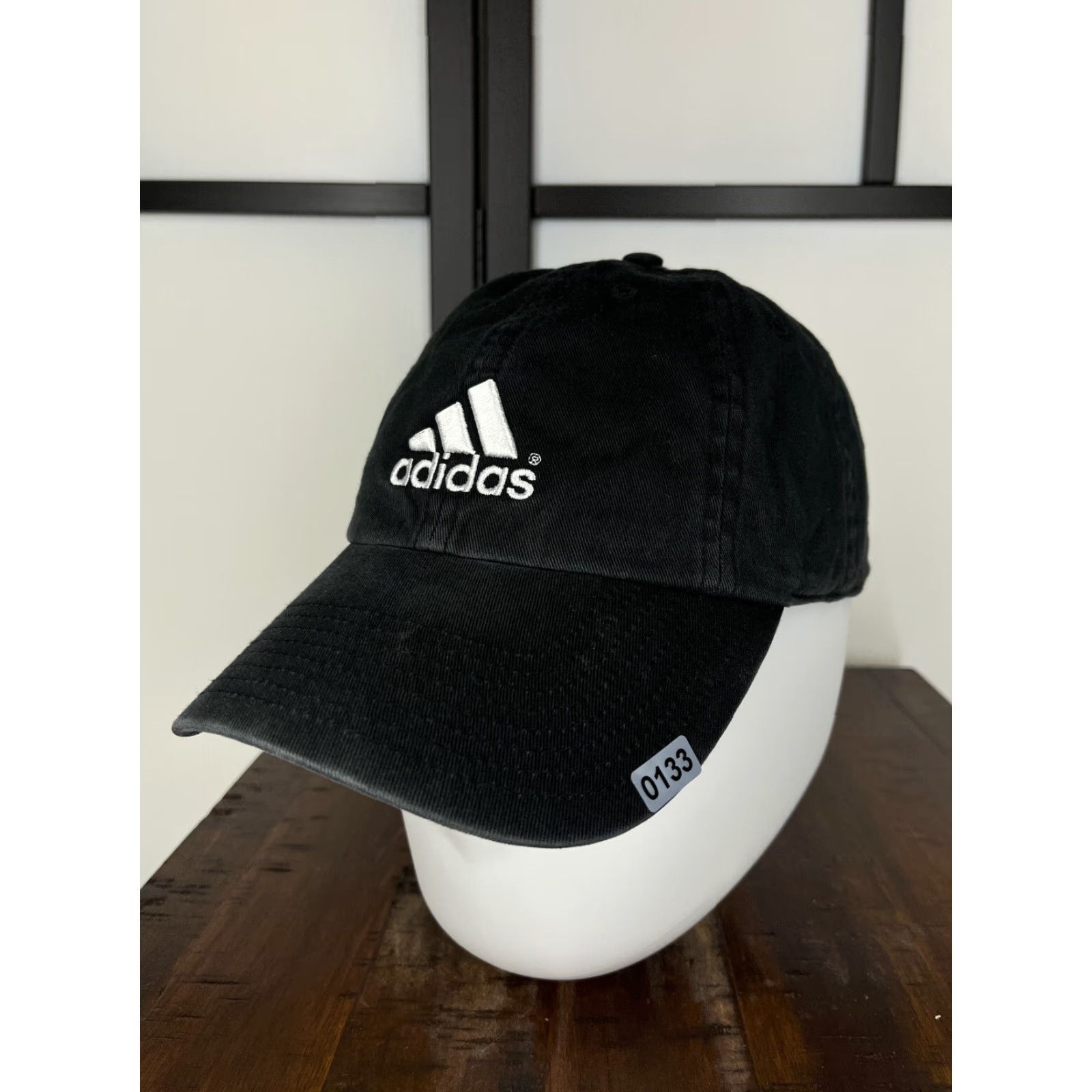 Adidas adidas Hat Cap Baseball Cap One Size Black 100% Cotton Twill Golf Golfers Outdoor Logo Adults Mens Size ONE SIZE - 4 Thumbnail