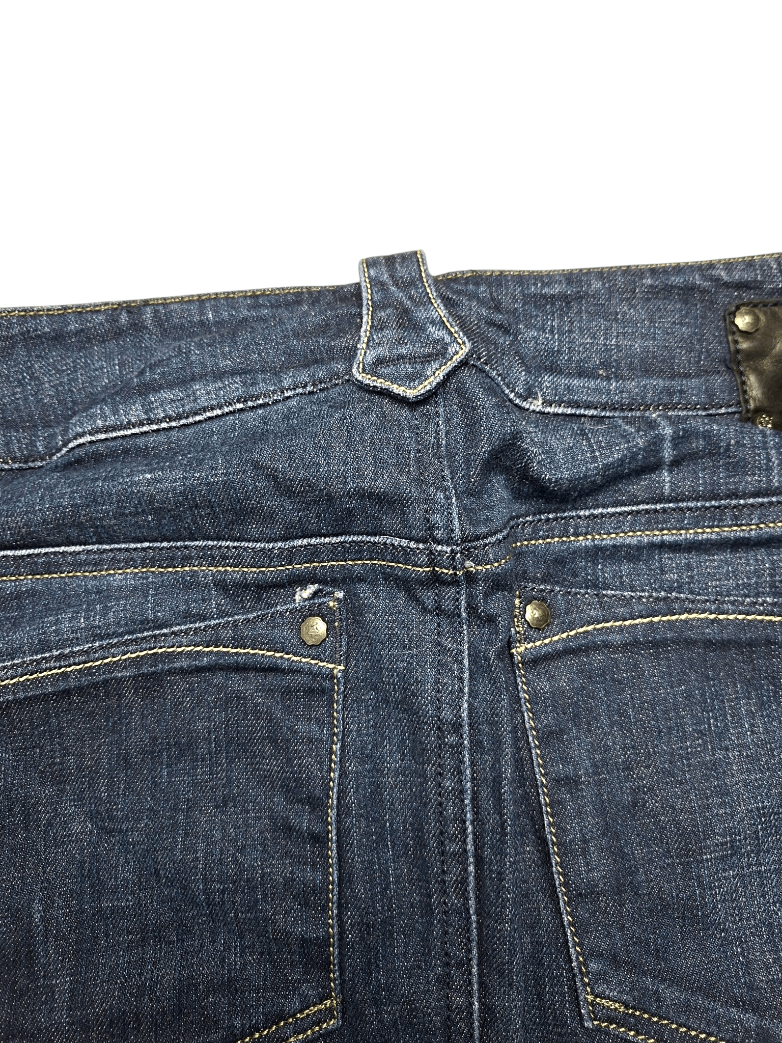 Diesel DIESEL Denim Skirt Blue Mini Midi Lion Head Button Y2K Size 30" / US 8 / IT 44 - 8 Thumbnail