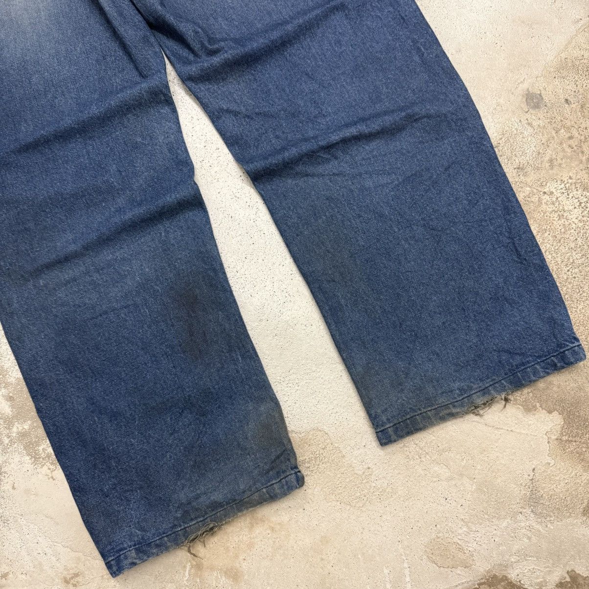 Japanese Brand Wide Leg Ballon Younger Sons Embroidery Denim Pants Size US 32 / EU 48 - 11 Thumbnail
