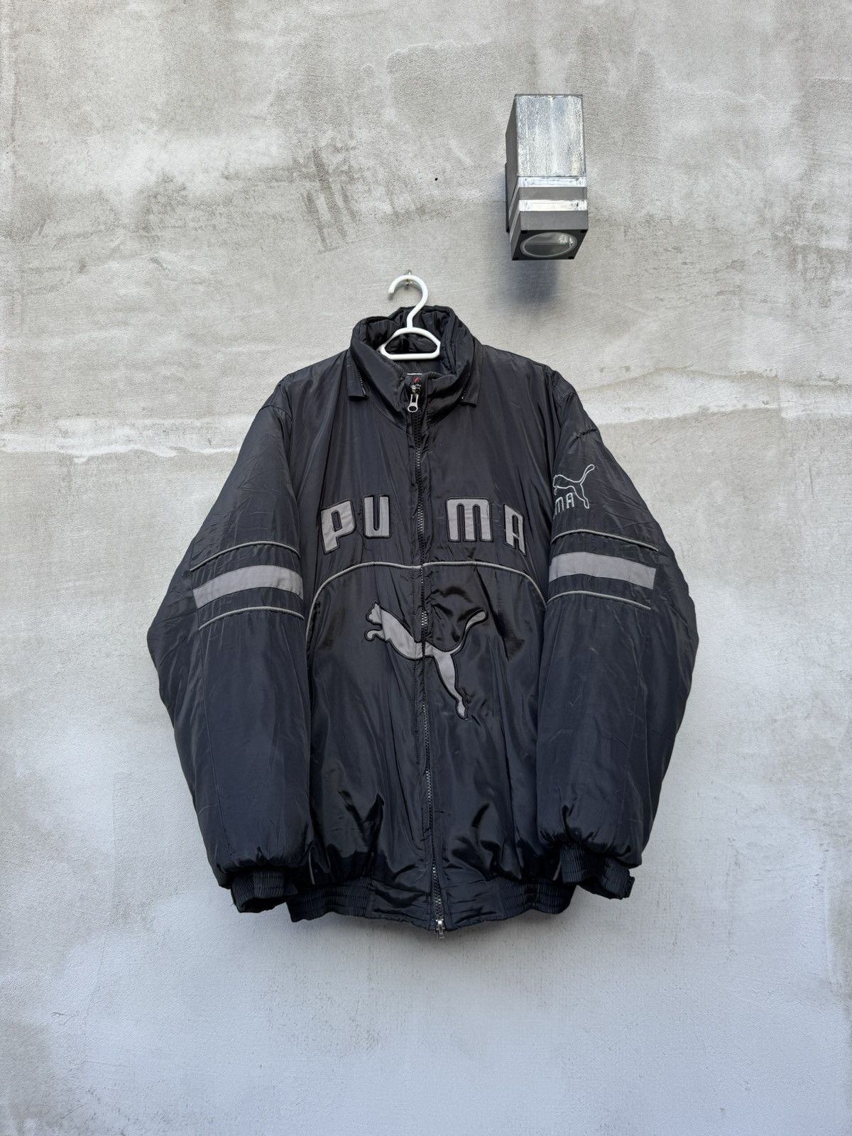 Hussein Chalayan x PUMA 短丈 ２重中綿ジャケット Hussein Chalayan × Puma Puma By Hussein Chalayan Jacket | Grailed