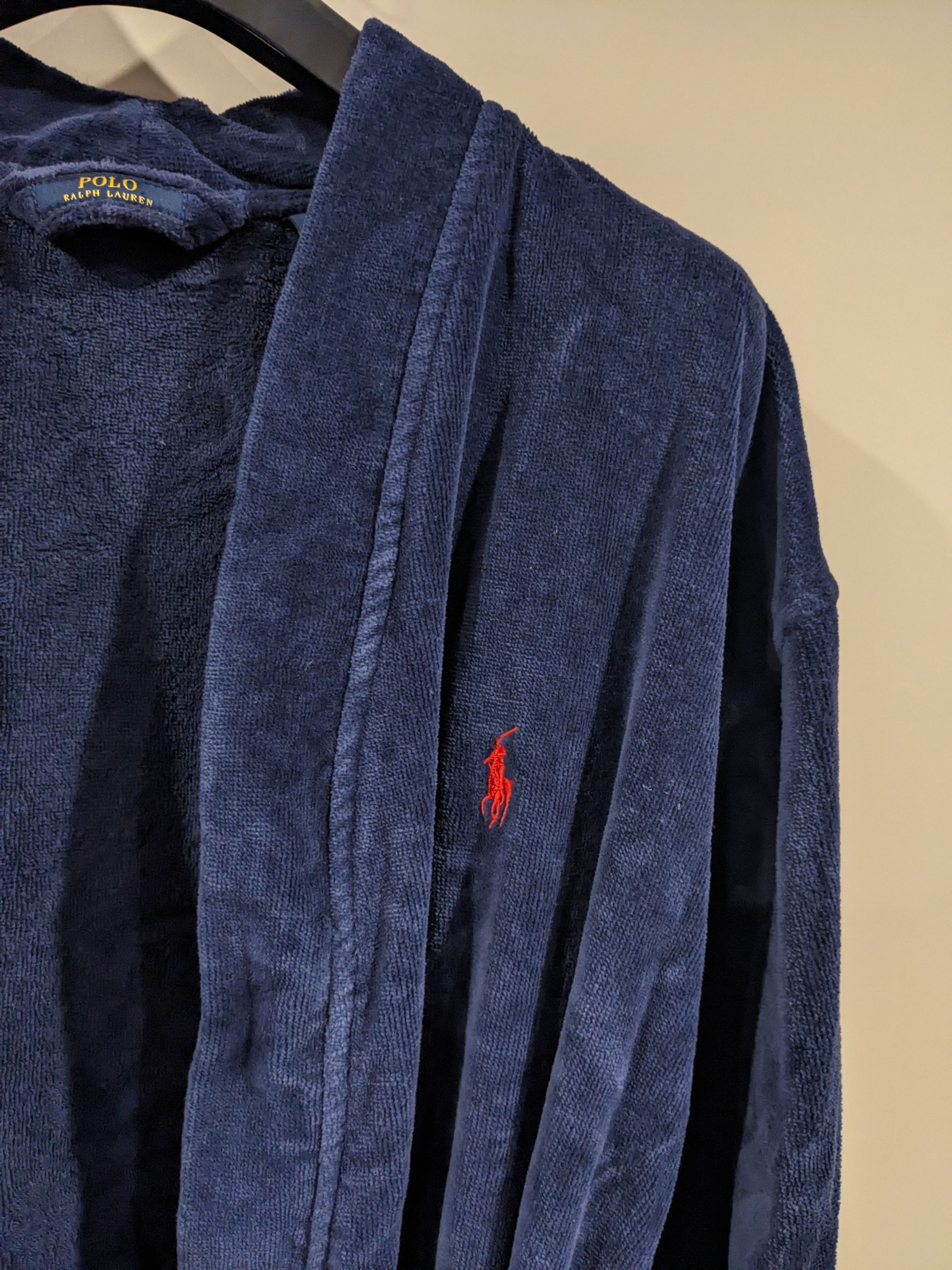 Polo Ralph Lauren Polo Ralph Lauren Blue Terry Cloth Robe Bathrobe Mens Small Size US S / EU 44-46 / 1 - 2 Thumbnail