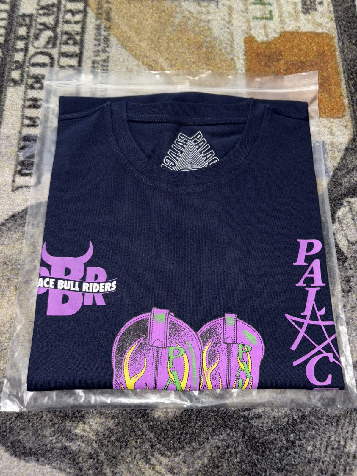 Palace Palace Rodeyo T-Shirt Navy Size US XL / EU 56 / 4 - 2 Thumbnail