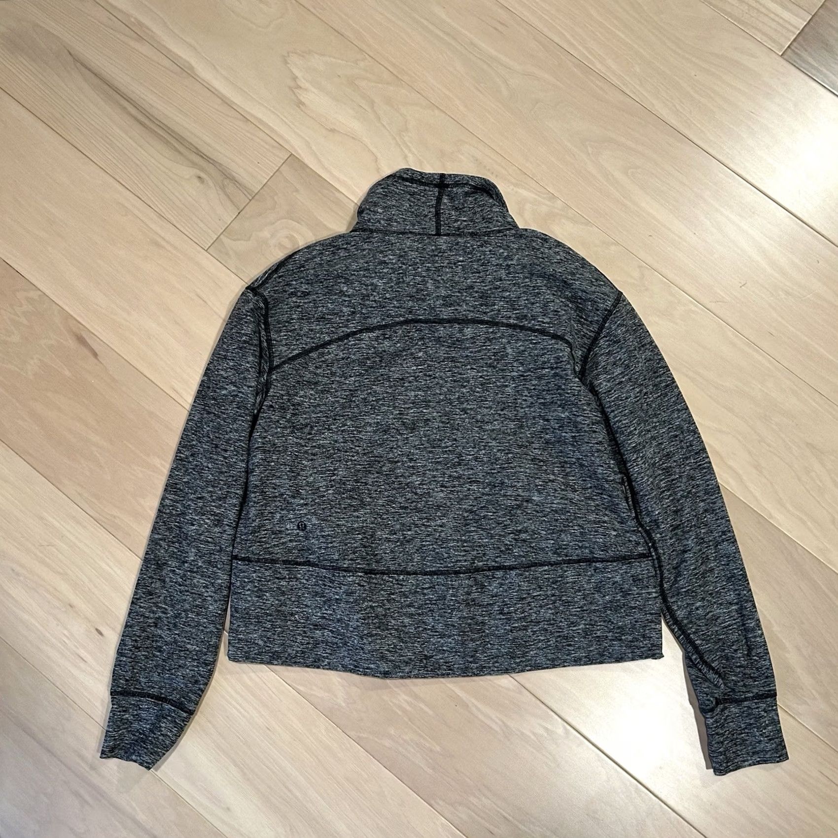 Lululemon Lululemon Ready to Rulu Fleece Pullover Heathered Black Women’s 10 Pullover Long Sleeve Zip Pocket Logo Casual Activewear Urban Fashion 90s Style Size L / US 10 / IT 46 - 4 Thumbnail