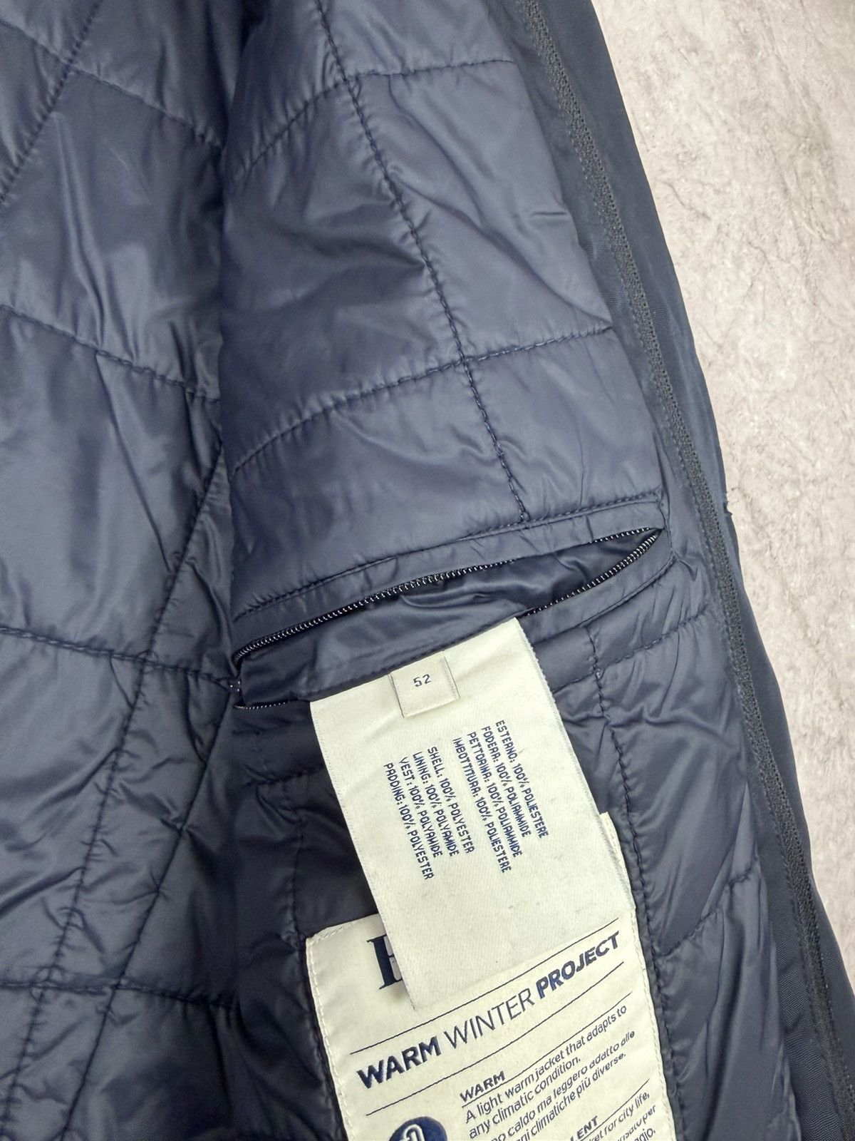 Boggi Men's Boggi Milano Padded Navy Coat Jacket Size 52 Size US L / EU 52-54 / 3 - 13 Thumbnail