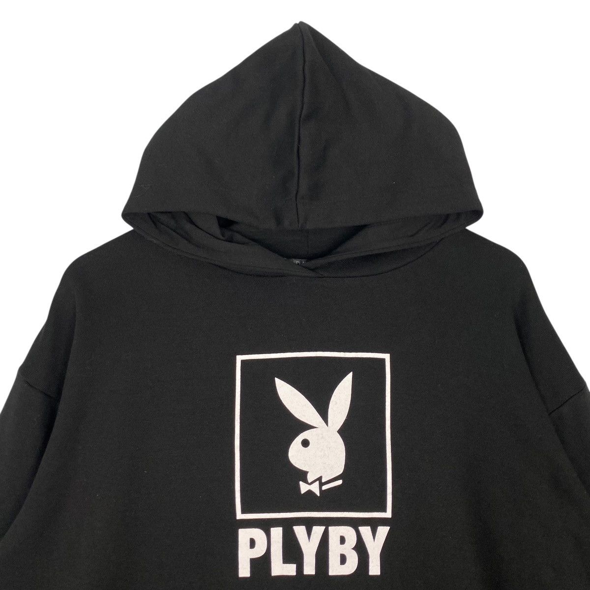 Vintage Vintage Playboy Embroidered Hoodie Black Pullover Size M Size US M / EU 48-50 / 2 - 4 Thumbnail