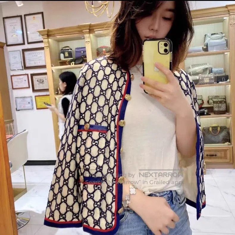Gucci Gucci Colour block logo jacquard full-print cotton single- Size M / US 6-8 / IT 42-44 - 9 Thumbnail