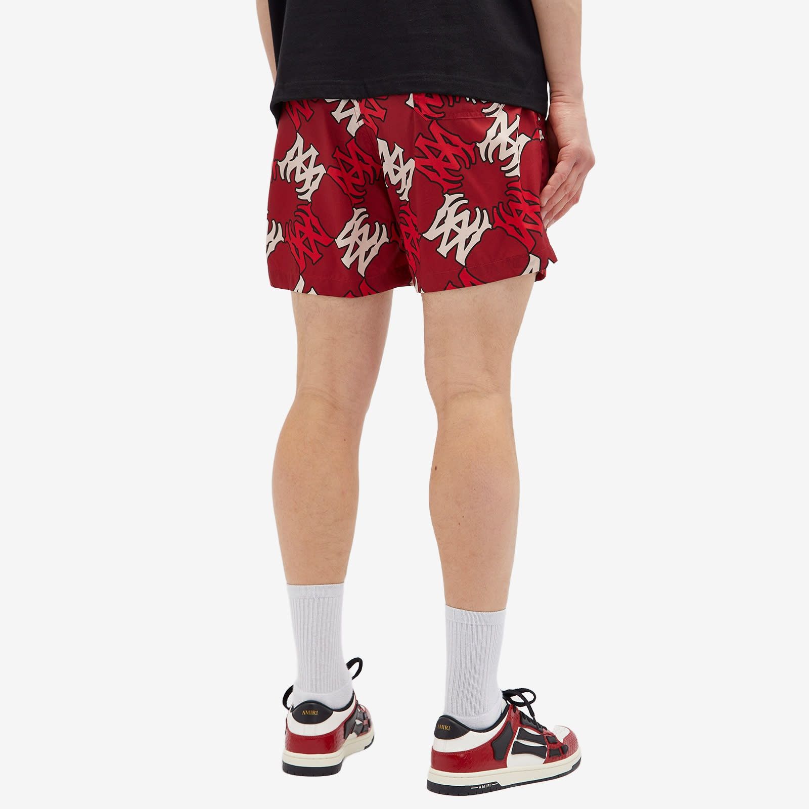 Amiri o1s1wg110126 Quad Print Swim Shorts in Multicolor Size US 36 / EU 52 - 3 Thumbnail