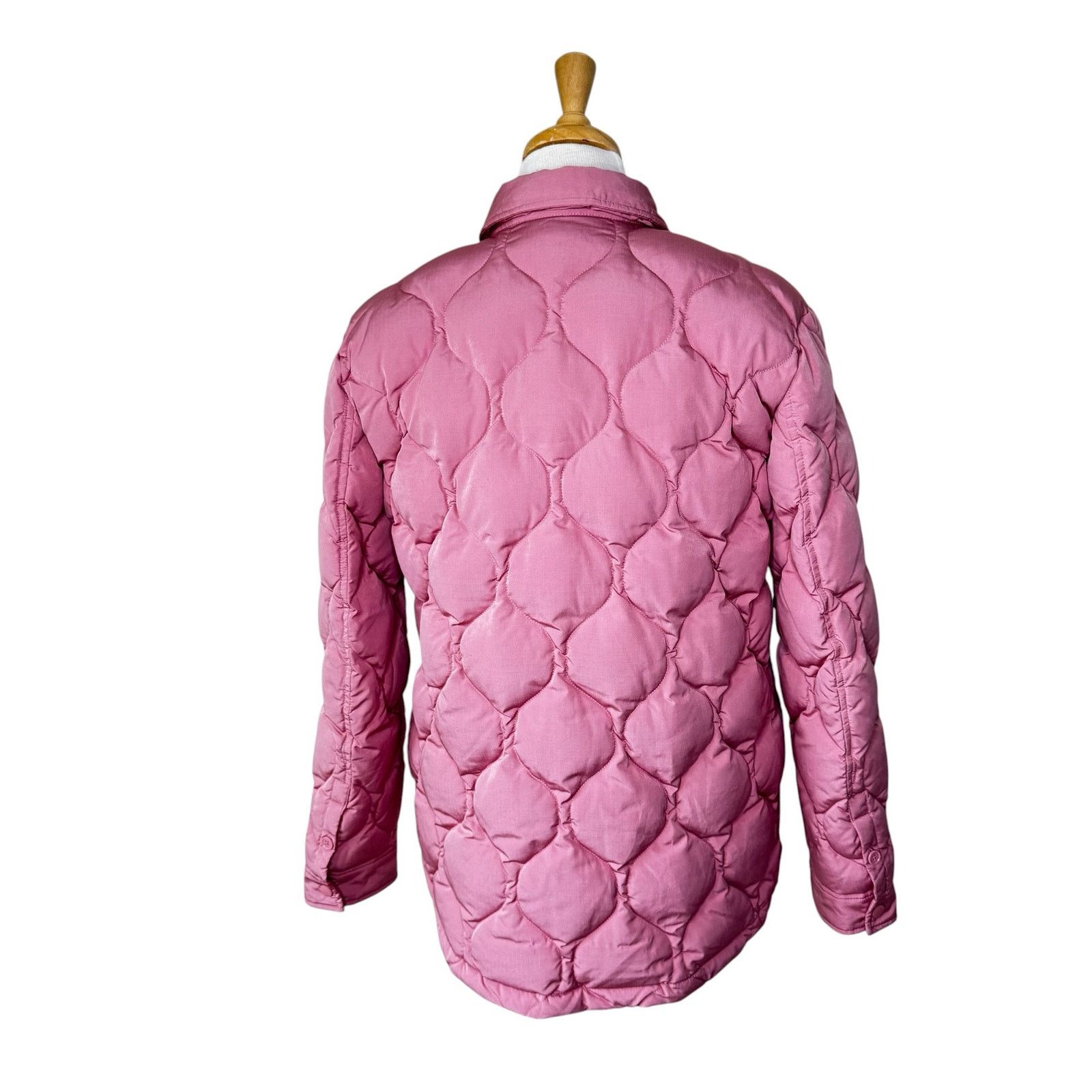 Marine Layer MARINE LAYER Quilted Puffer Snap Front Coat MED Style 16346 Size M / US 6-8 / IT 42-44 - 4 Thumbnail