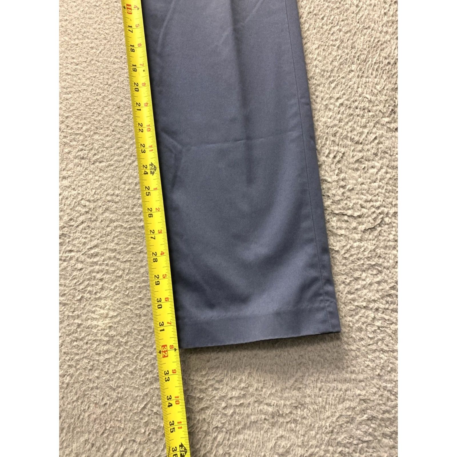 Bonobos Bonobos Pants Mens 33x32 Dusty Blue Stretch Cotton Slim Flat Front Zip Button Chino Casual Business Tapered Inseam 32in Regular 33 Mens Size US 33 - 4 Thumbnail