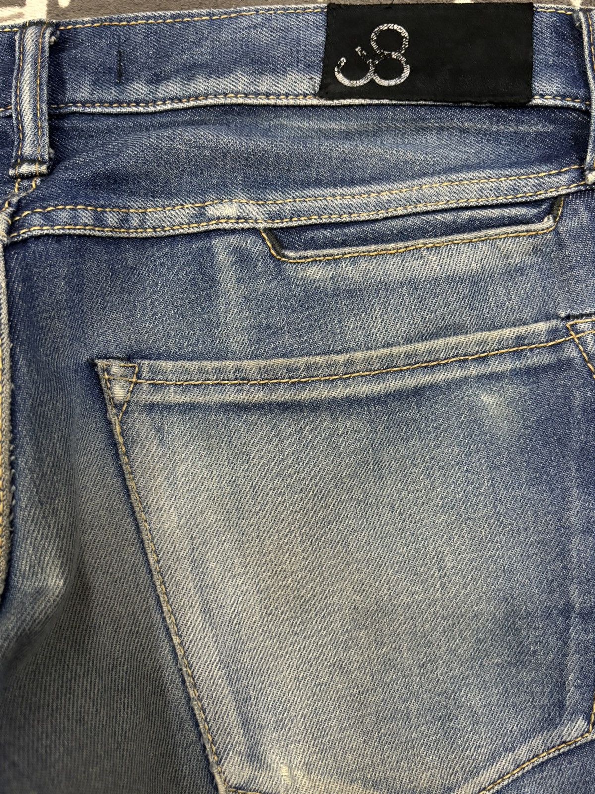 Johnbull Vintage Japanese Brand Johnbull Blue Faded Distressed Jeans Size US 31 - 10 Thumbnail