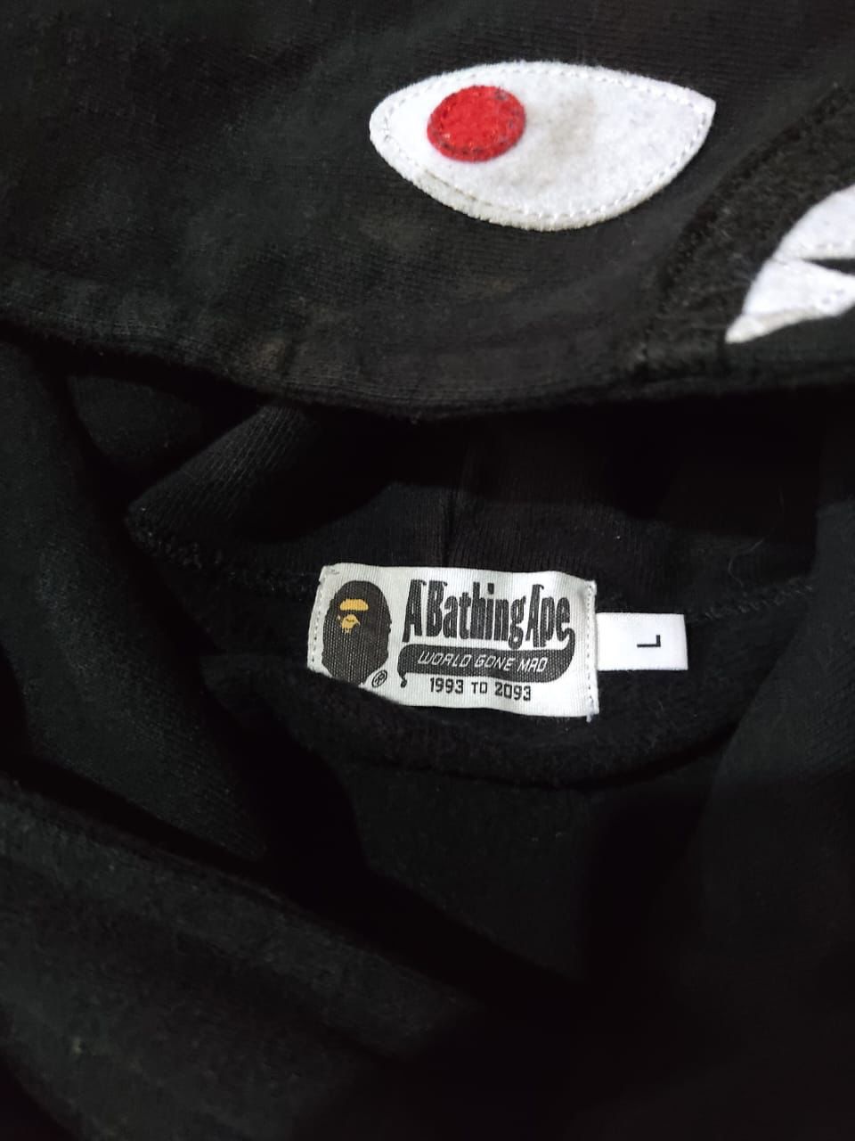 Bape Line Rib Shark Pullover Hoodie Size US L / EU 52-54 / 3 - 4 Thumbnail