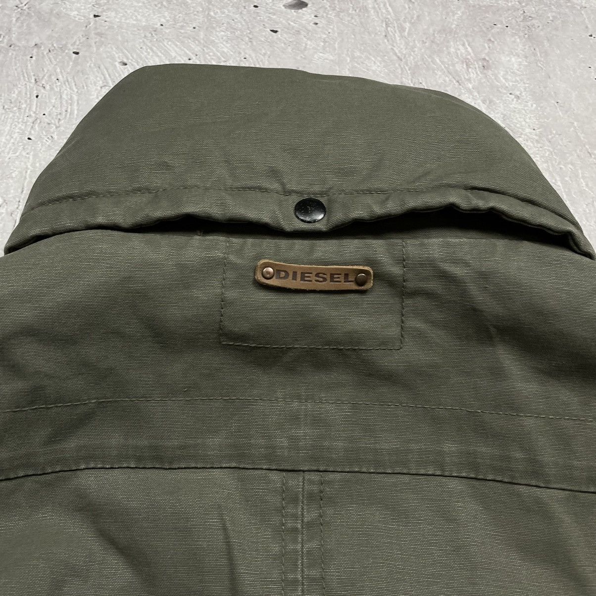 Diesel × Vintage Vintage Diesel military jacket Green coats y2k Size US L / EU 52-54 / 3 - 10 Thumbnail